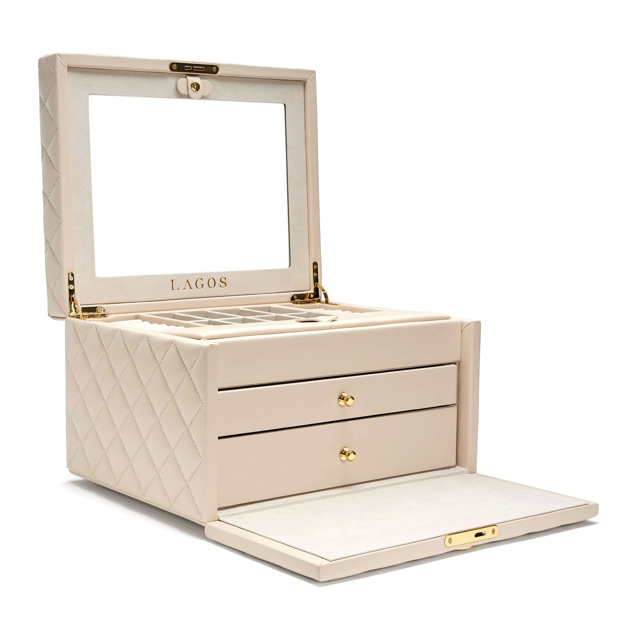 Accessories Large Quilted Jewelry Box - Image 3
