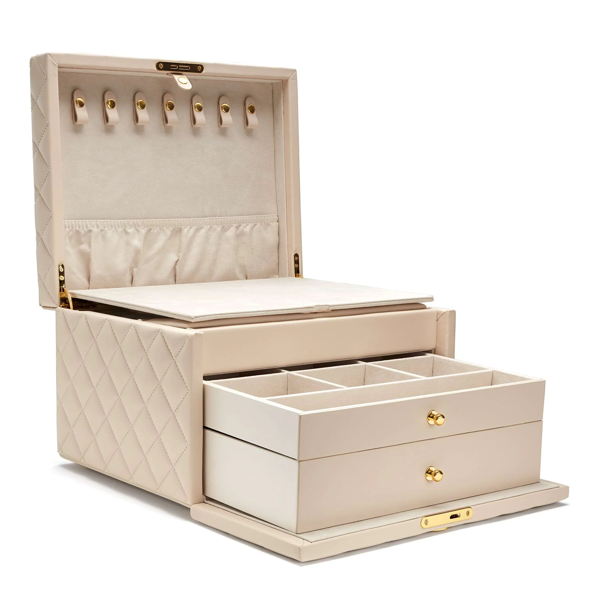 Accessories Large Quilted Jewelry Box - Image 4