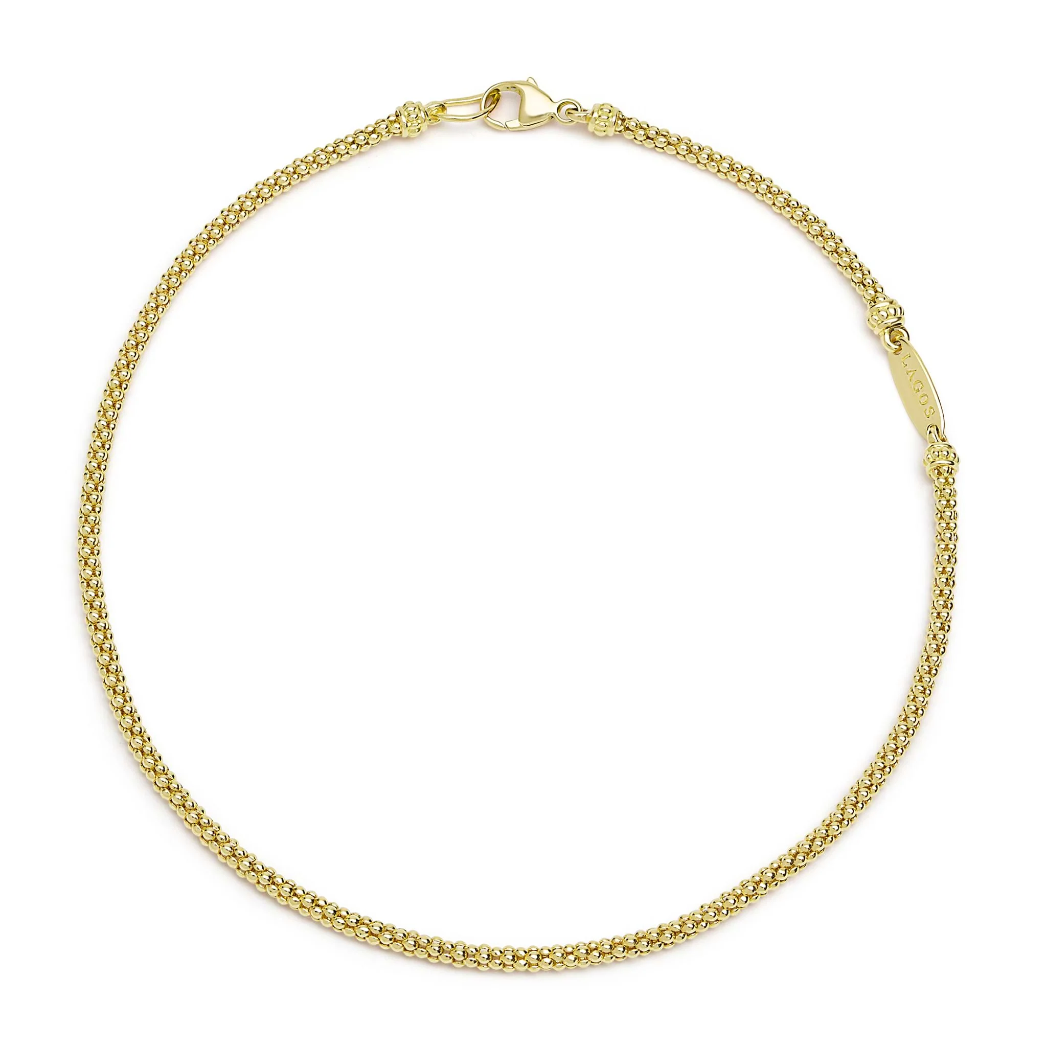 Anthem 18K Gold Caviar Bracelet | 2mm
