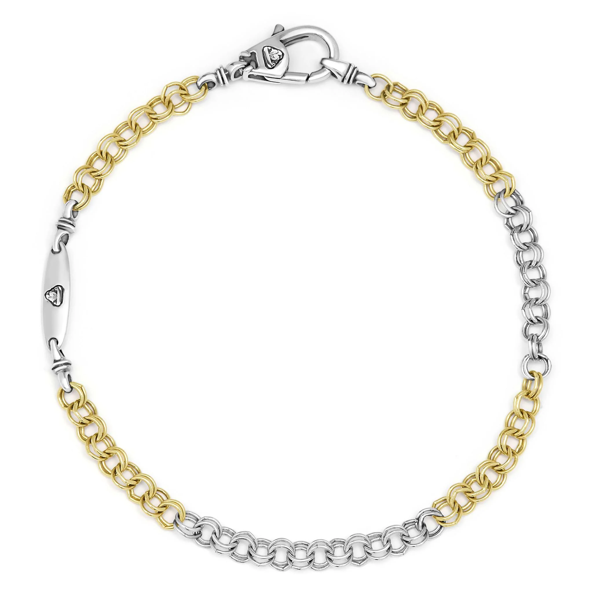 Anthem Two-Tone High Jinks Link Chain Bracelet| 3.5mm