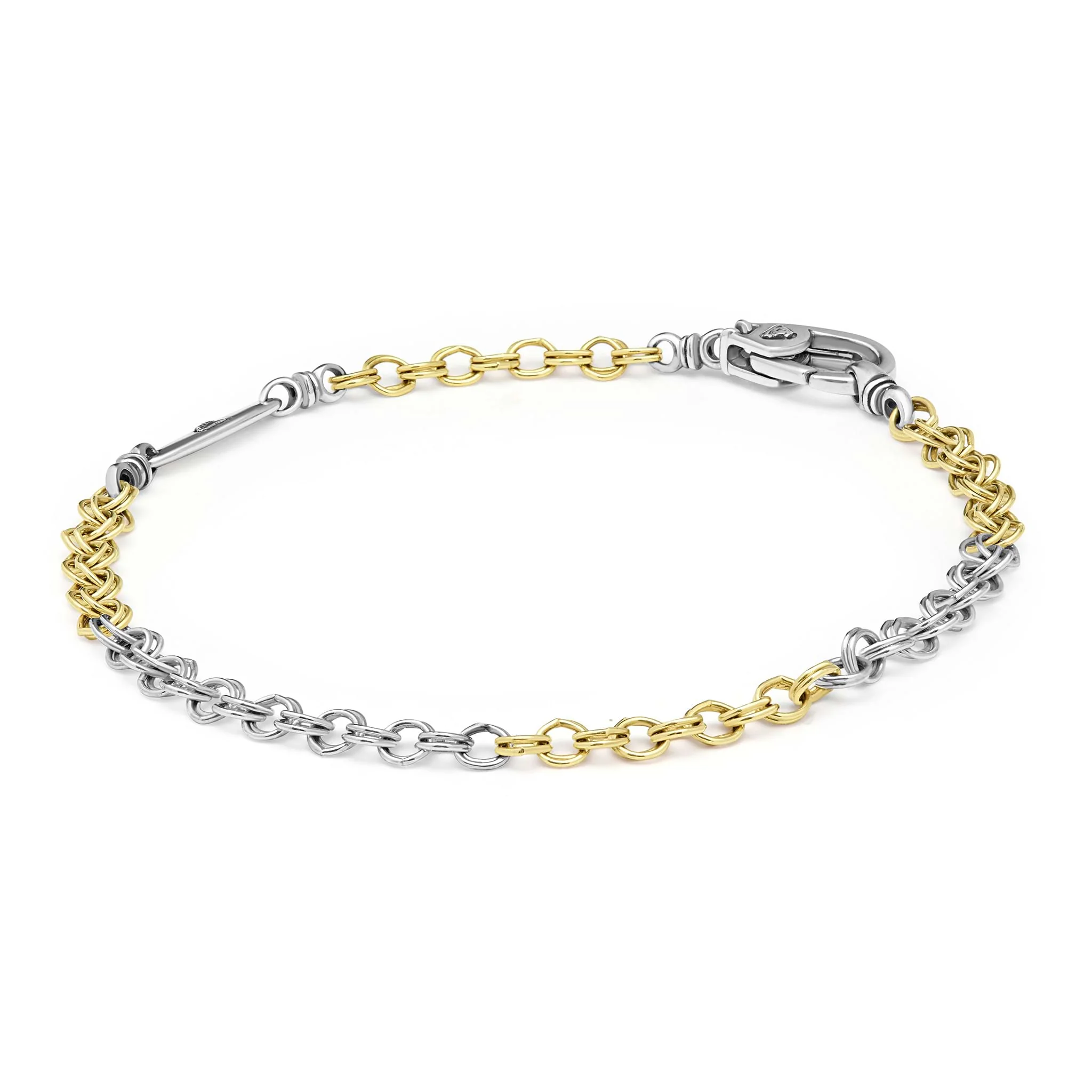 Anthem Two-Tone High Jinks Link Chain Bracelet| 3.5mm - Image 3