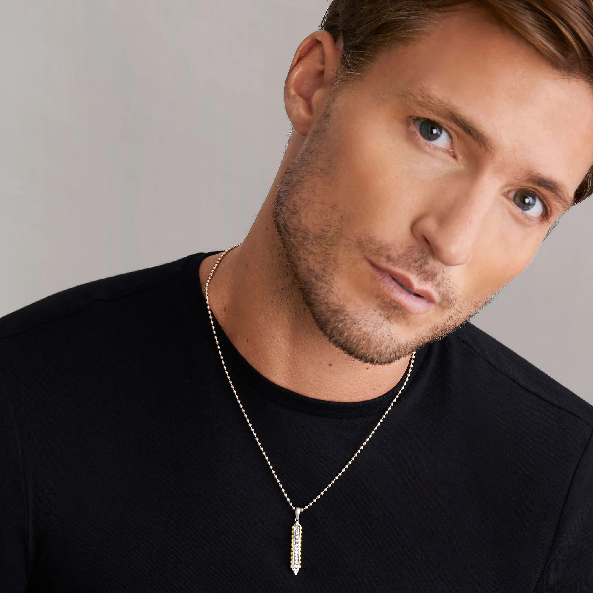 Anthem Two-Tone Diamond Bar Amulet - Image 2