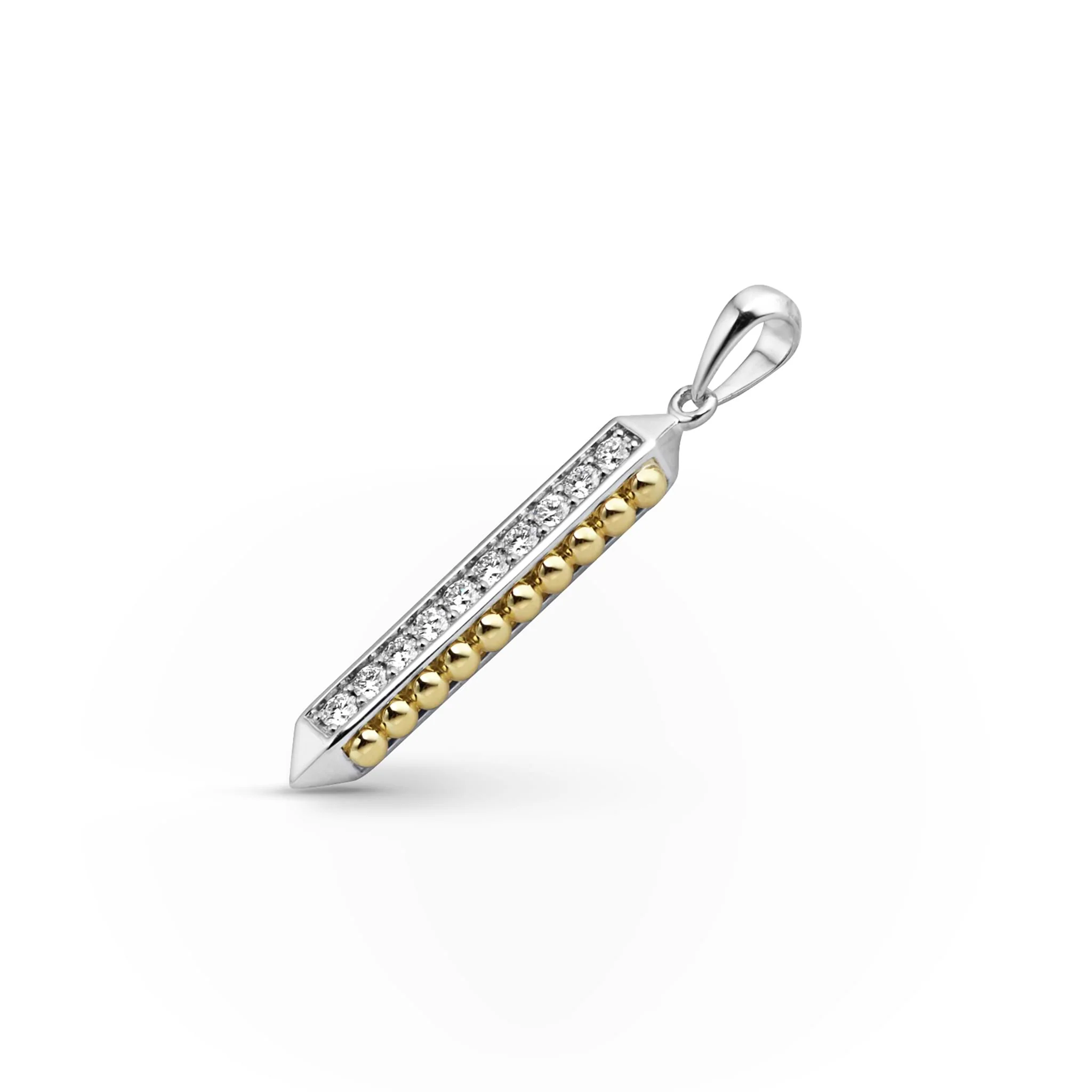 Anthem Two-Tone Diamond Bar Amulet - Image 3
