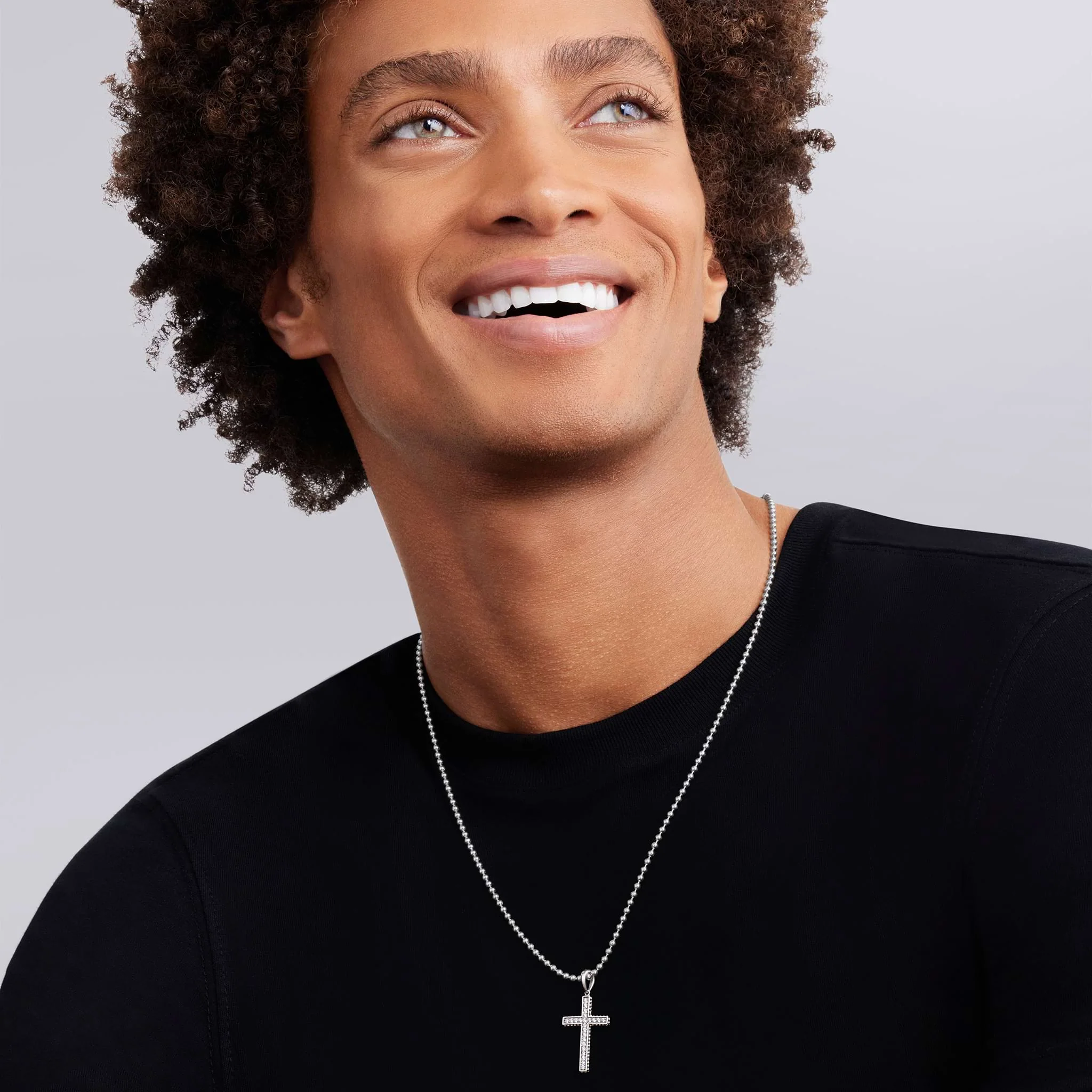 Anthem Diamond Cross Amulet Necklace - Image 2