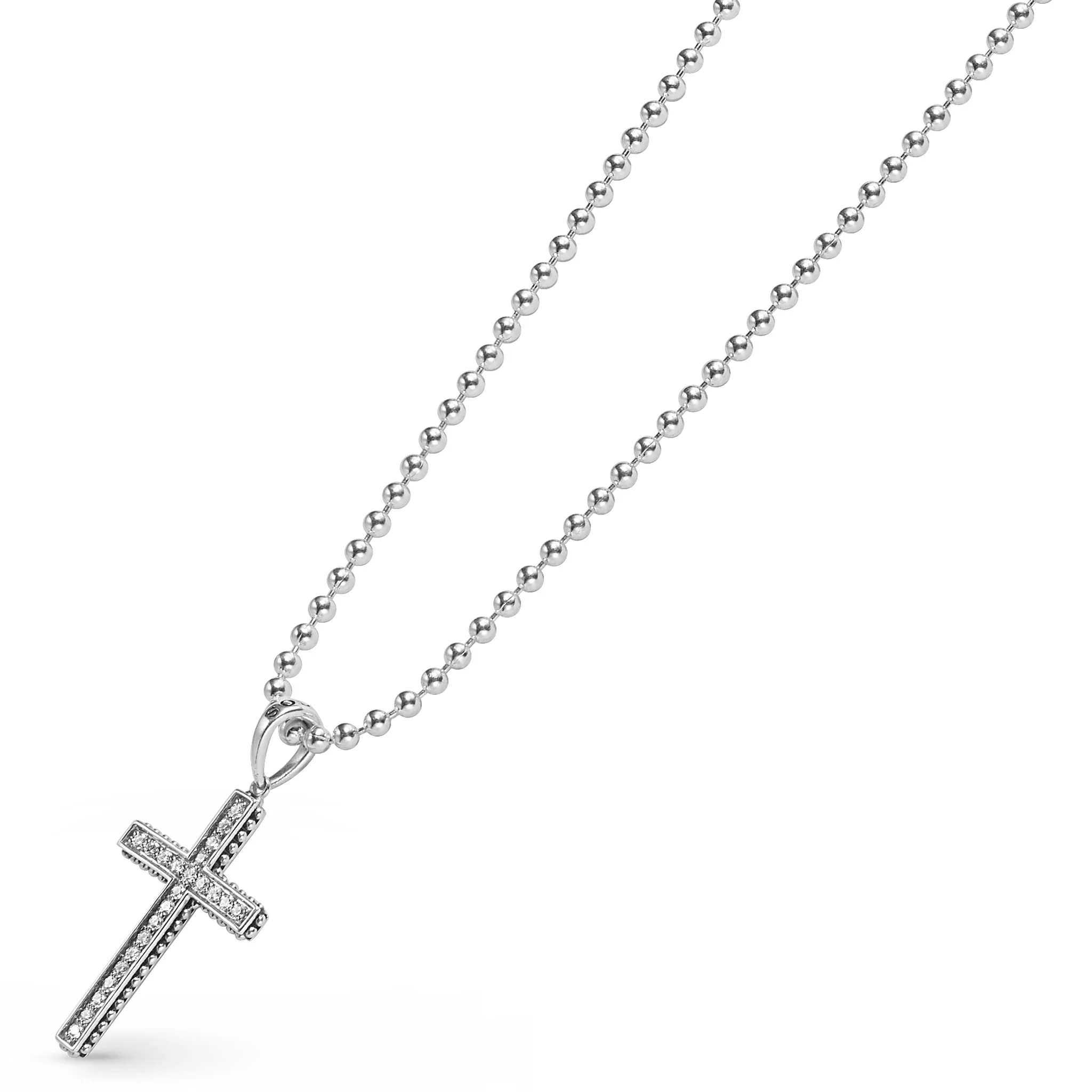 Anthem Diamond Cross Amulet Necklace - Image 4