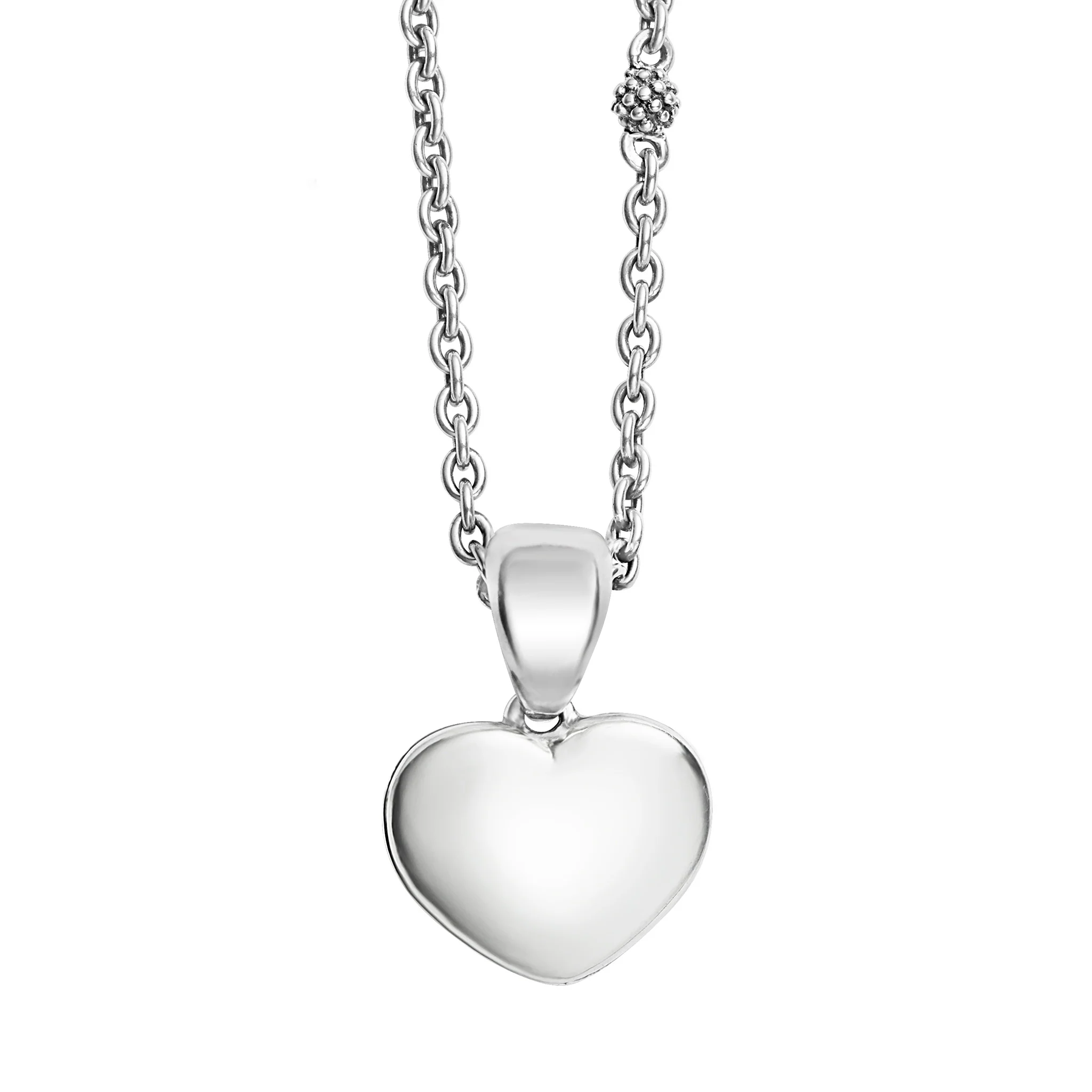 Beloved Fluted Heart Pendant Necklace - Image 4