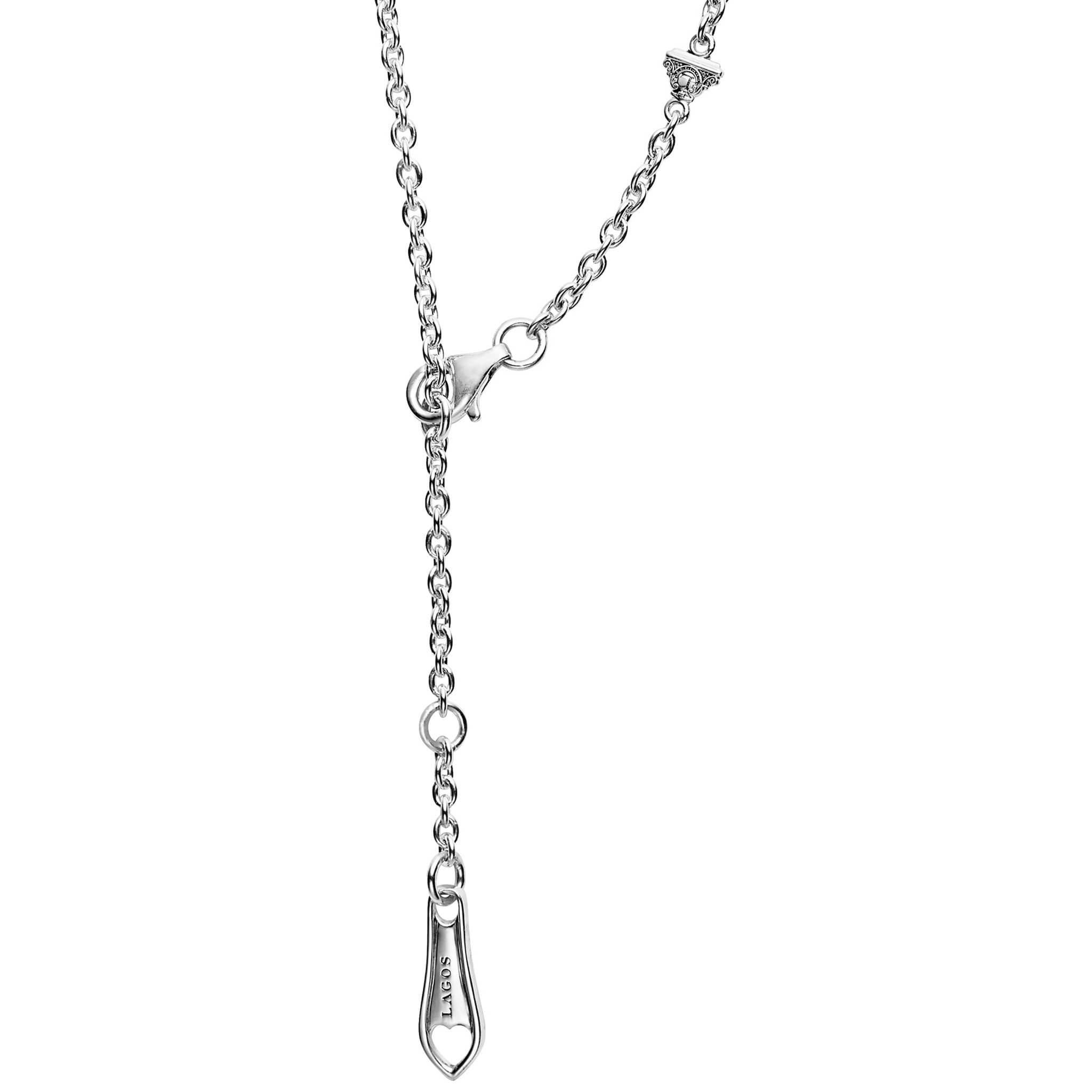 Beloved Caviar Key Diamond Pendant Necklace - Image 4