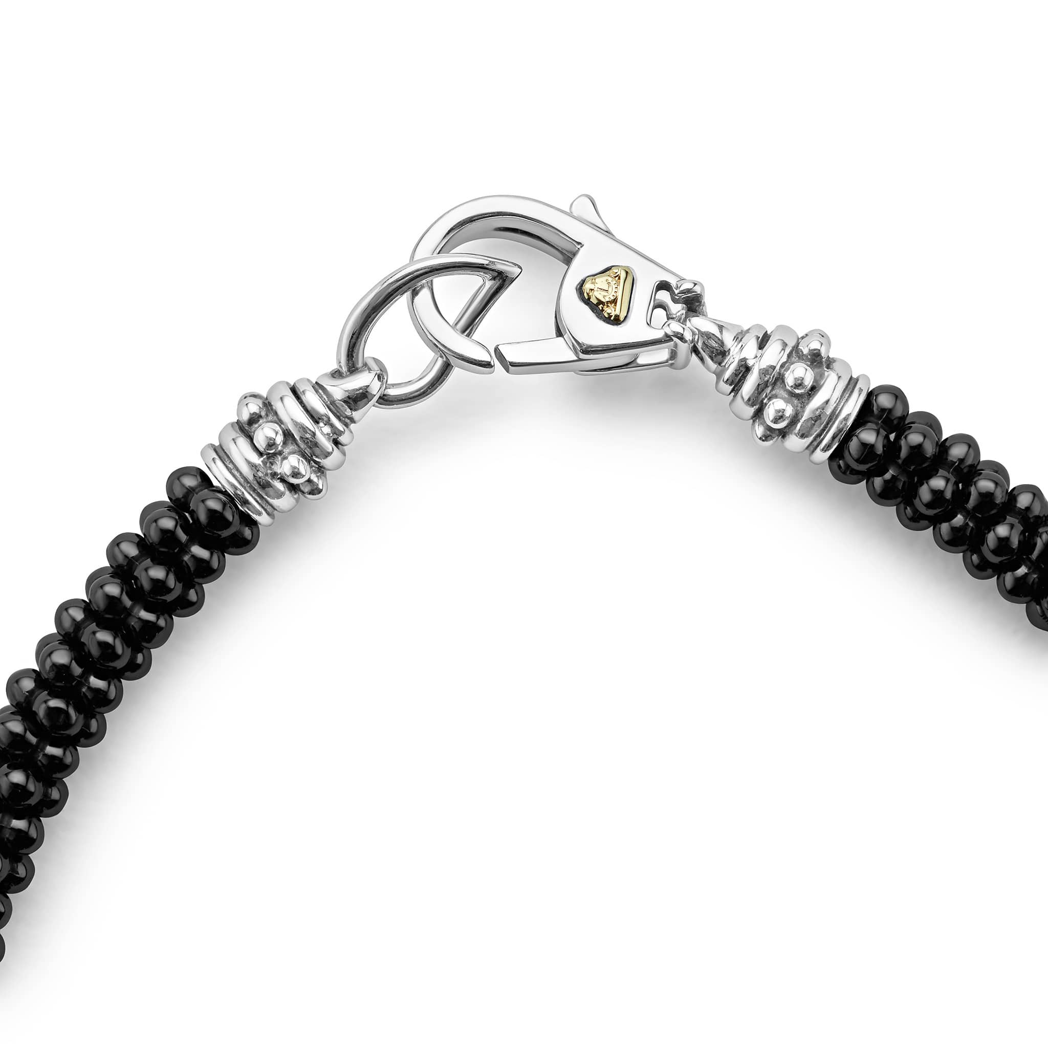 Black Caviar Black Five Silver Station Ceramic Bracelet | 5mm - Image 4