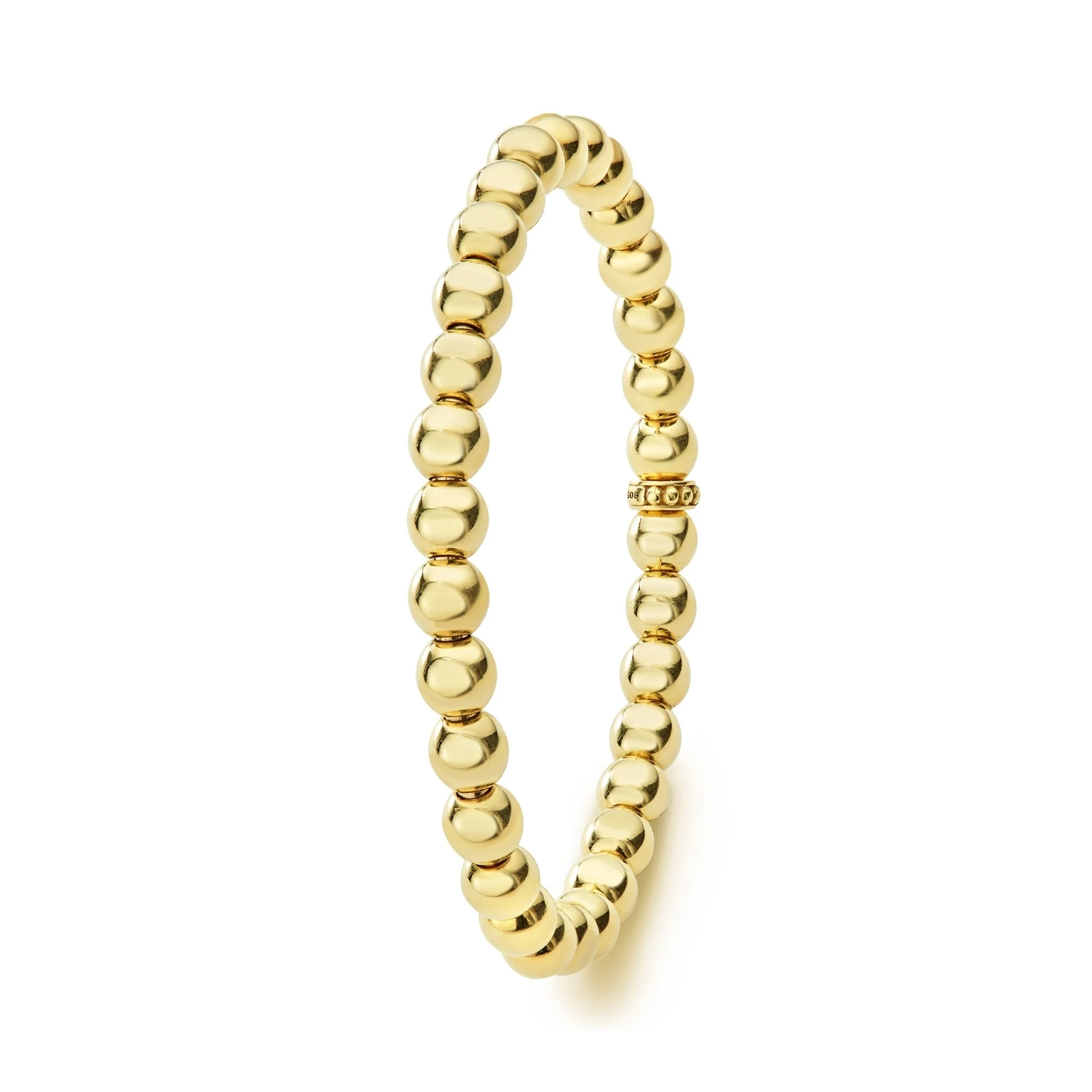 Caviar Gold 18K Gold Bead Bracelet | 6mm - Image 4