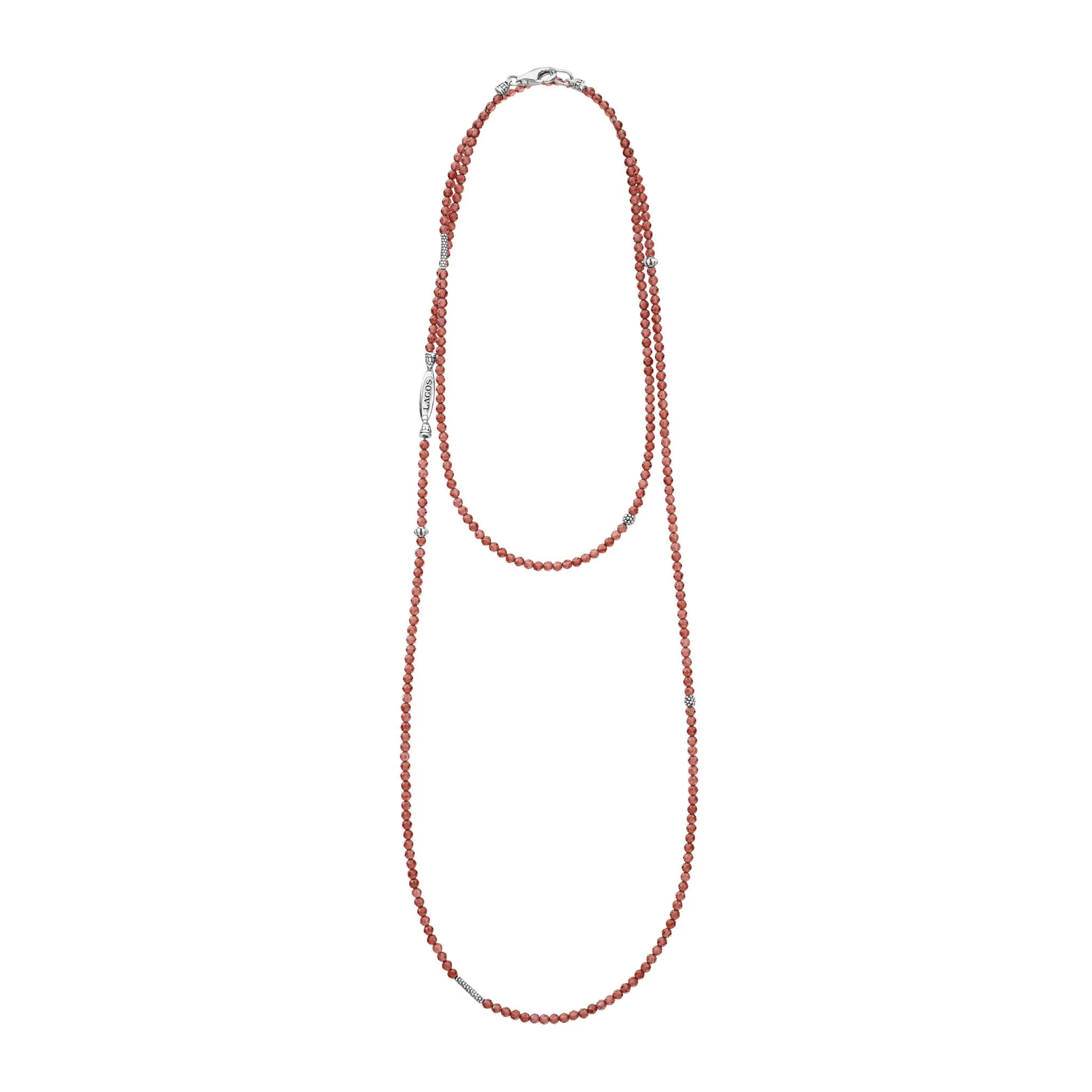 Caviar Icon Garnet Necklace - Image 3