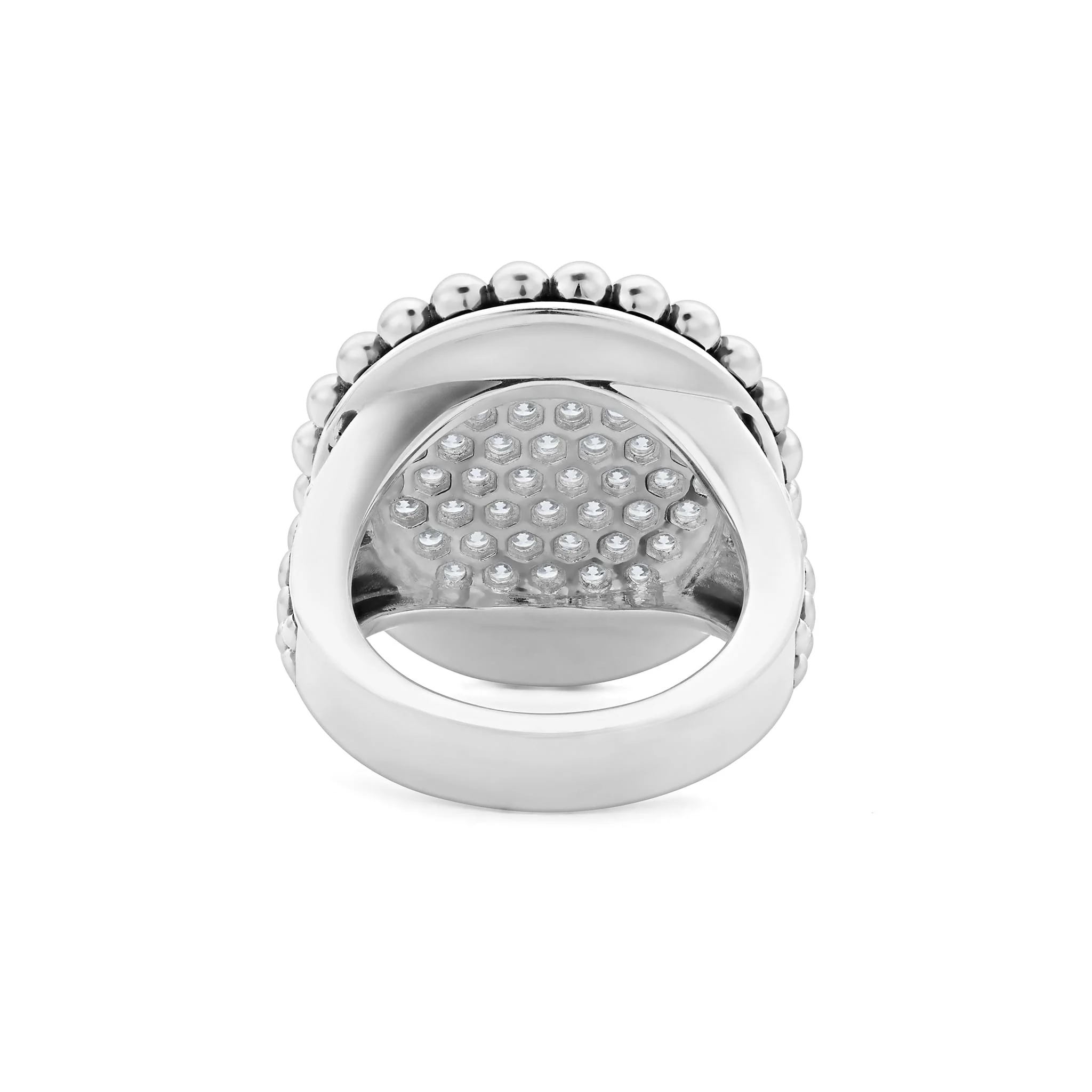 Caviar Spark Large Caviar Circle Diamond Ring - Image 5