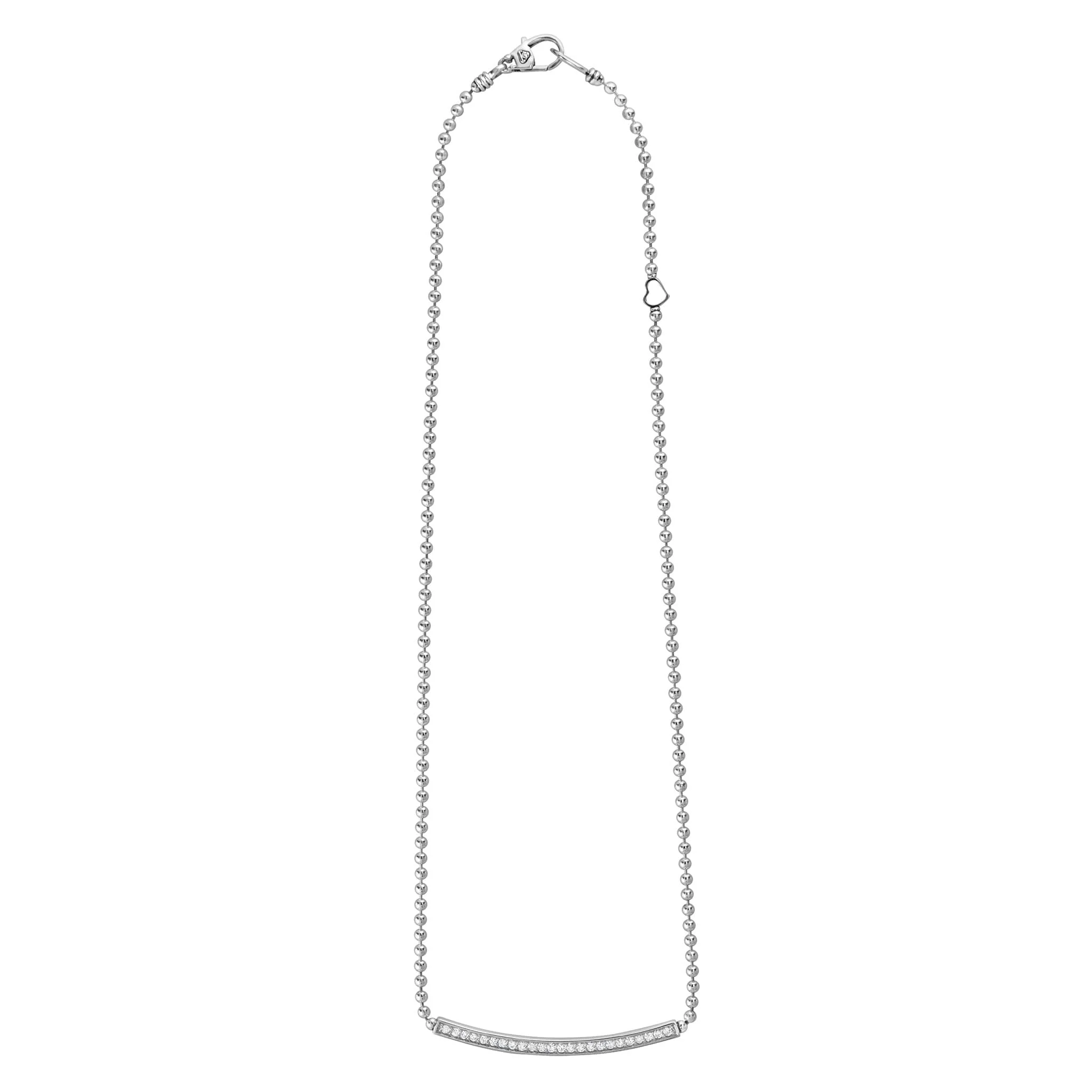 Caviar Spark Large Station Diamond Beaded Necklace - Image 3
