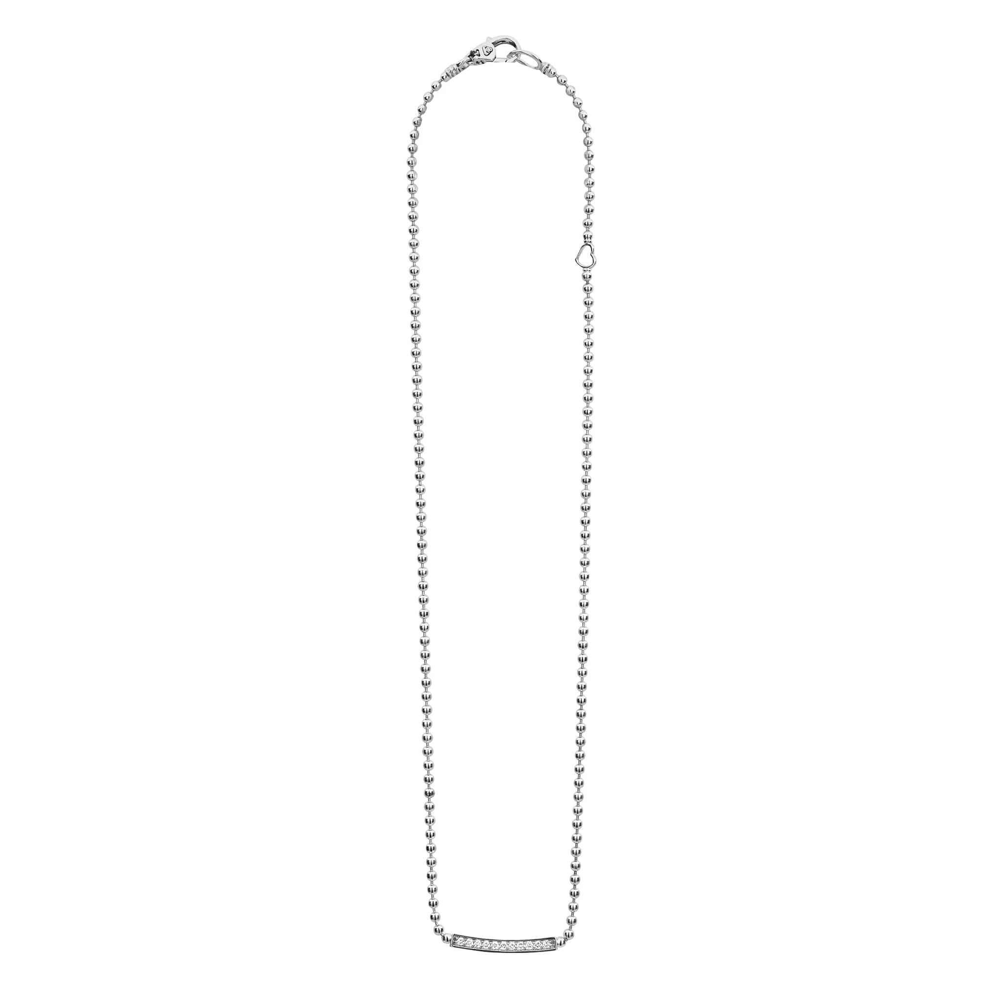 Caviar Spark Small Station Diamond Beaded Necklace - Image 3