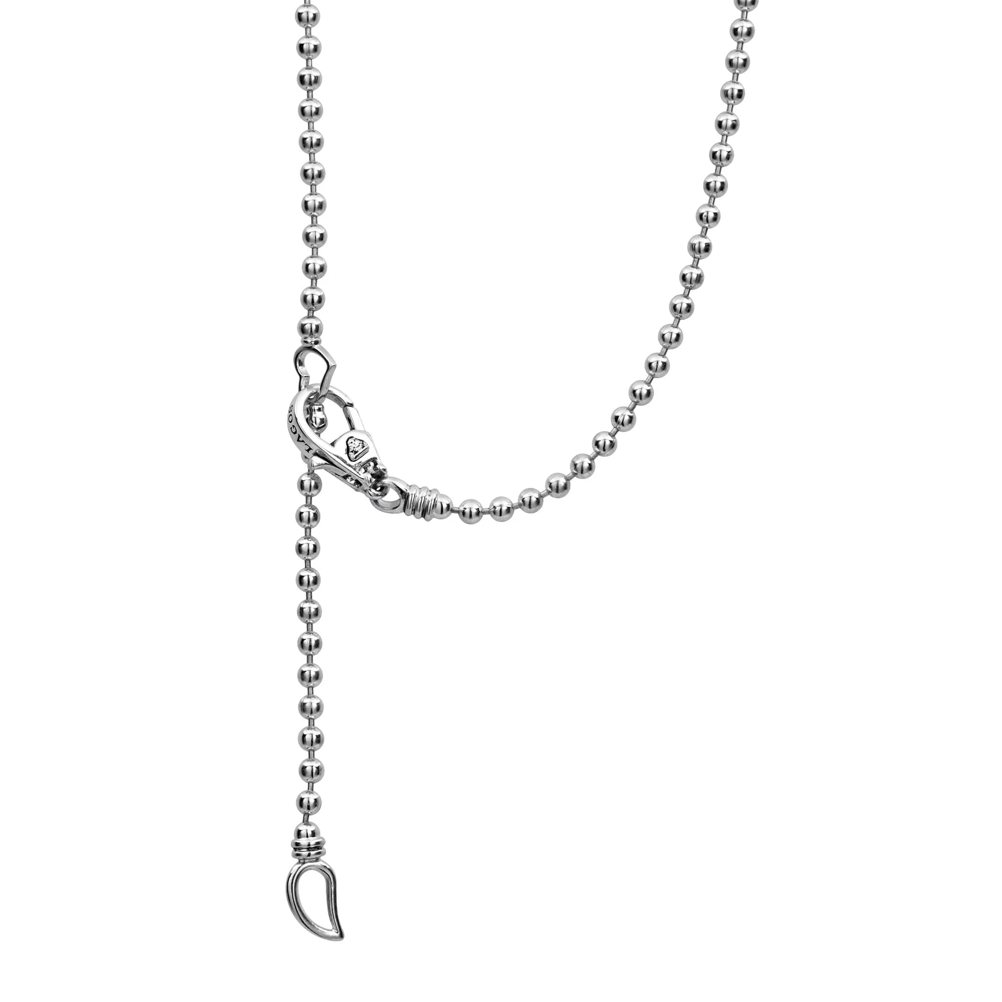 Caviar Spark Small Station Diamond Beaded Necklace - Image 4