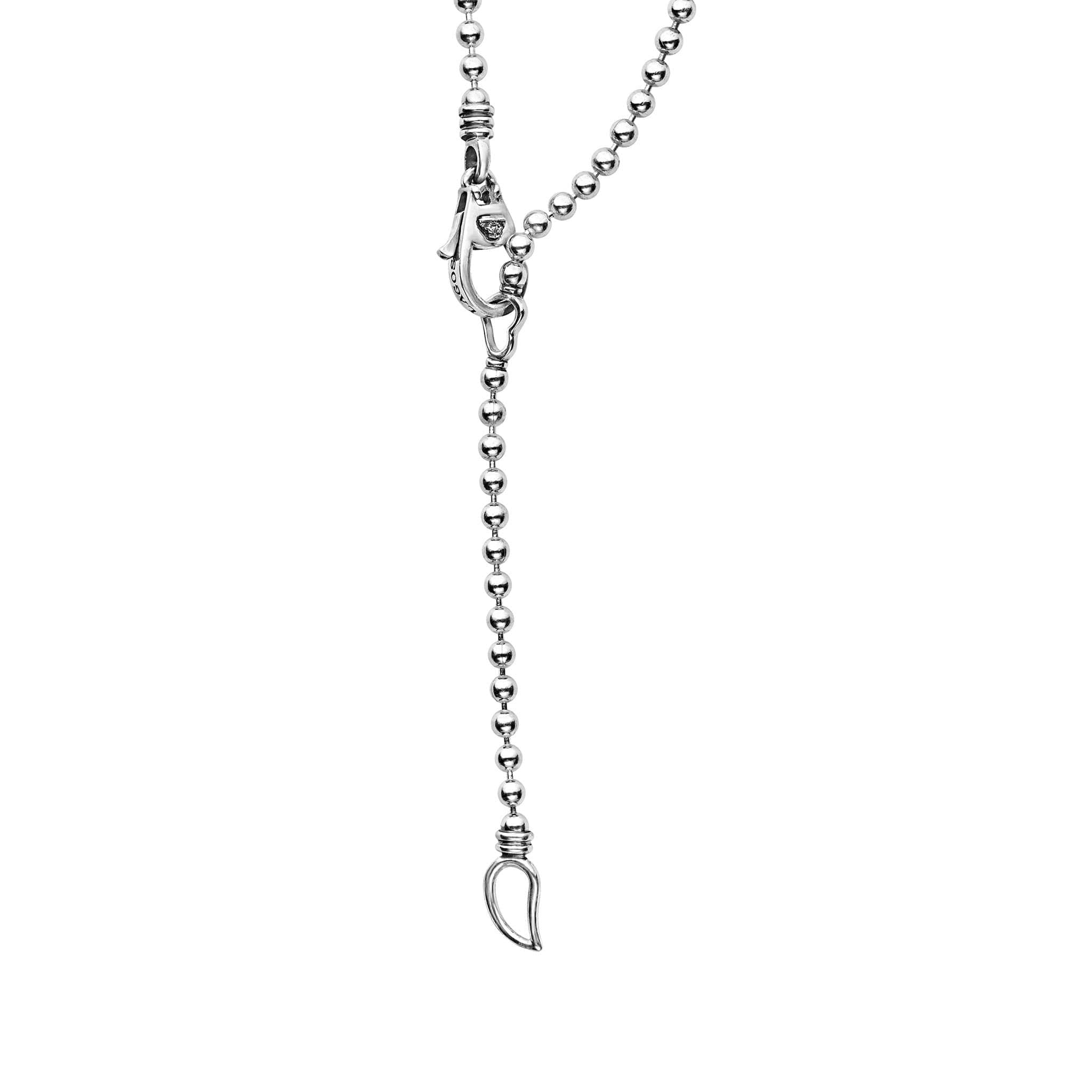 Caviar Spark Linear Diamond Pendant Necklace - Image 5