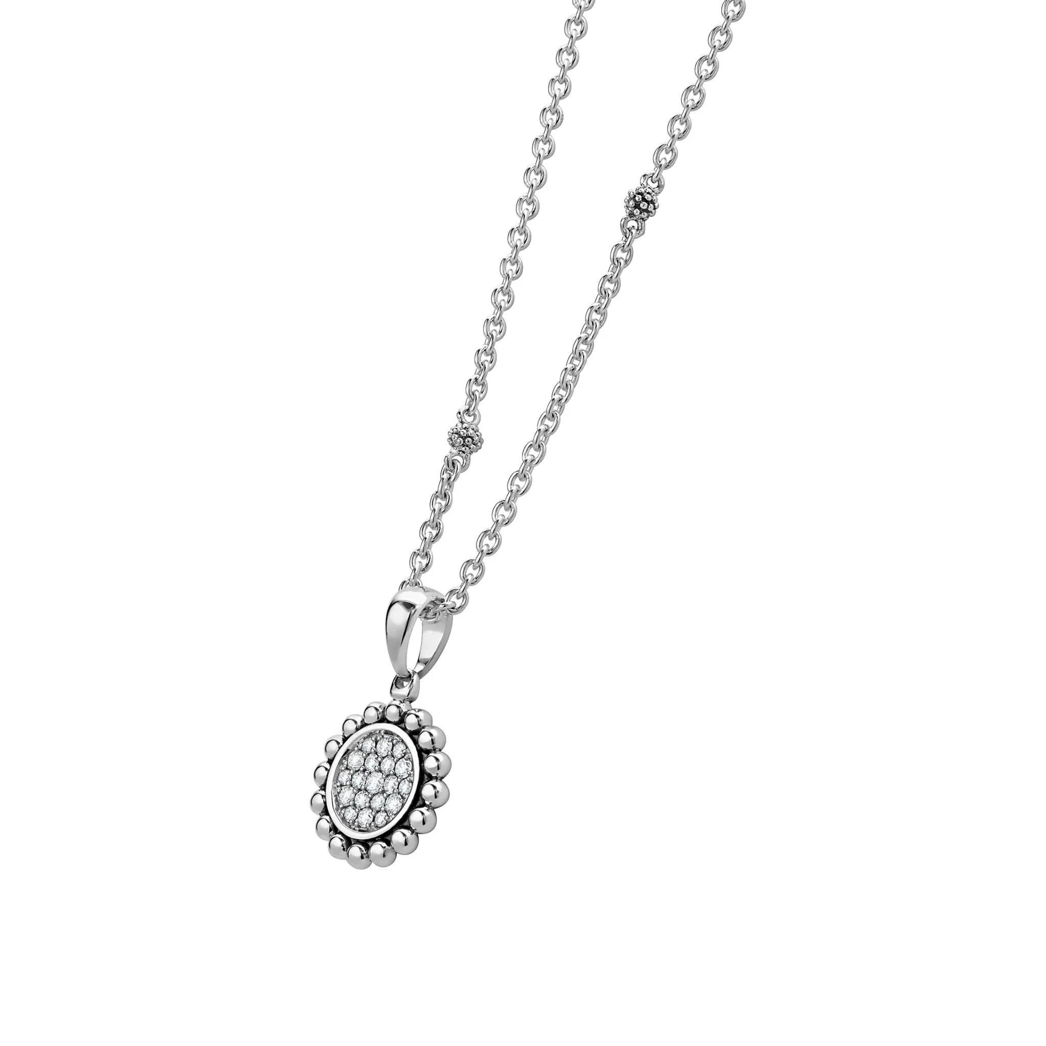 Caviar Spark Diamond Pendant Necklace - Image 6