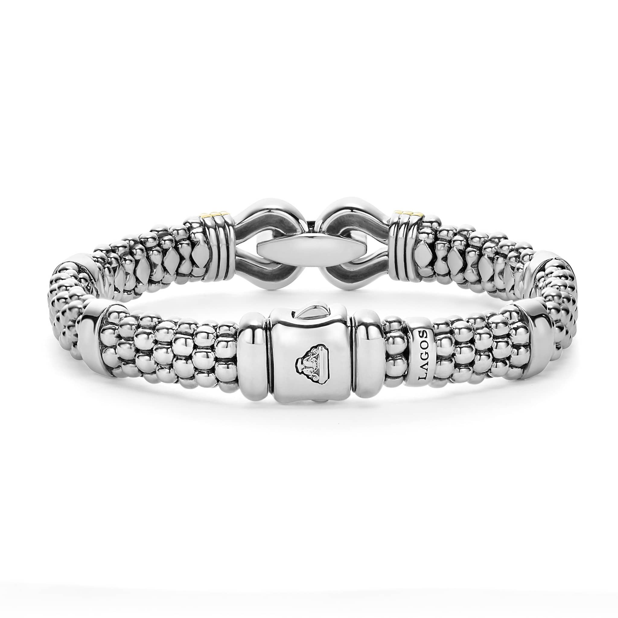 Derby Two-Tone Caviar Buckle Bracelet | 9mm - Image 5