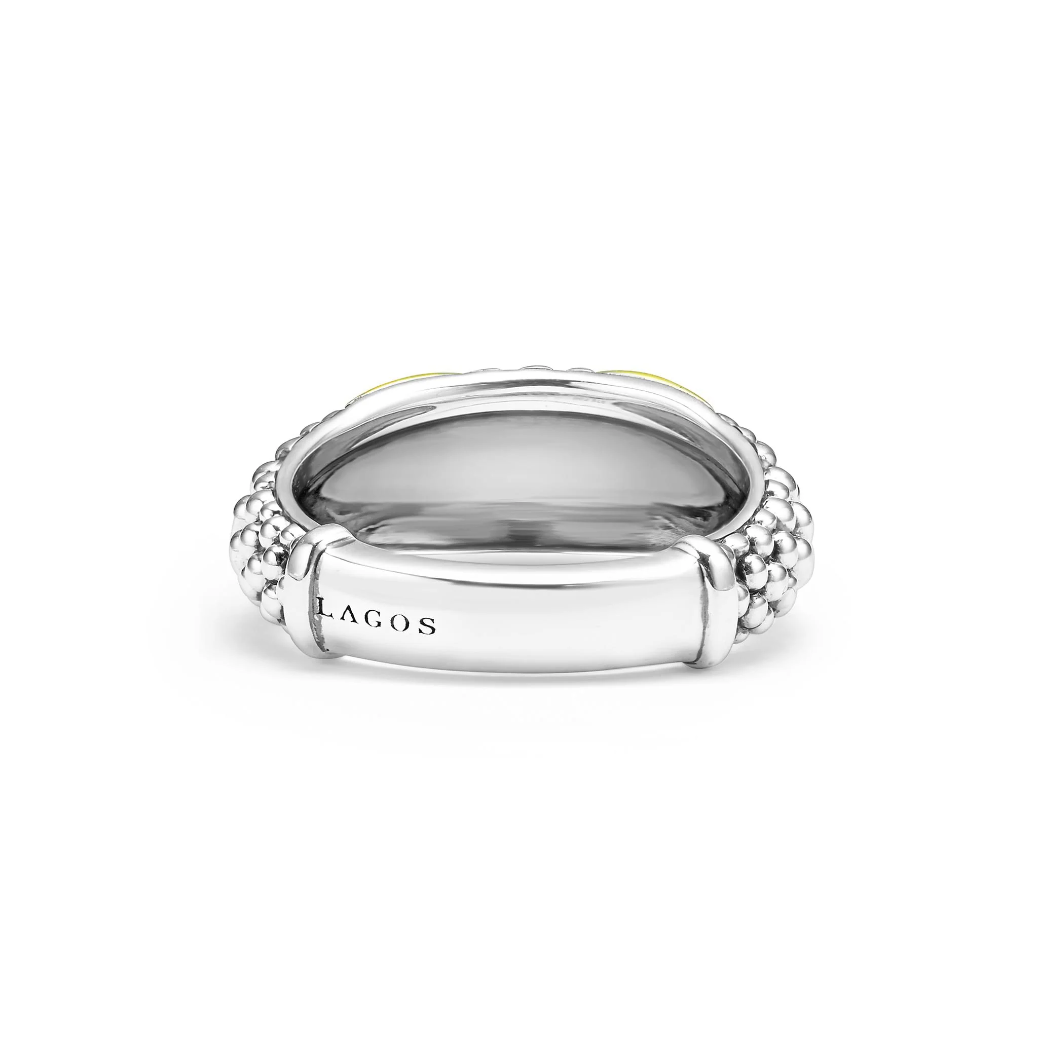 Embrace Two-Tone X Caviar Ring - Image 5