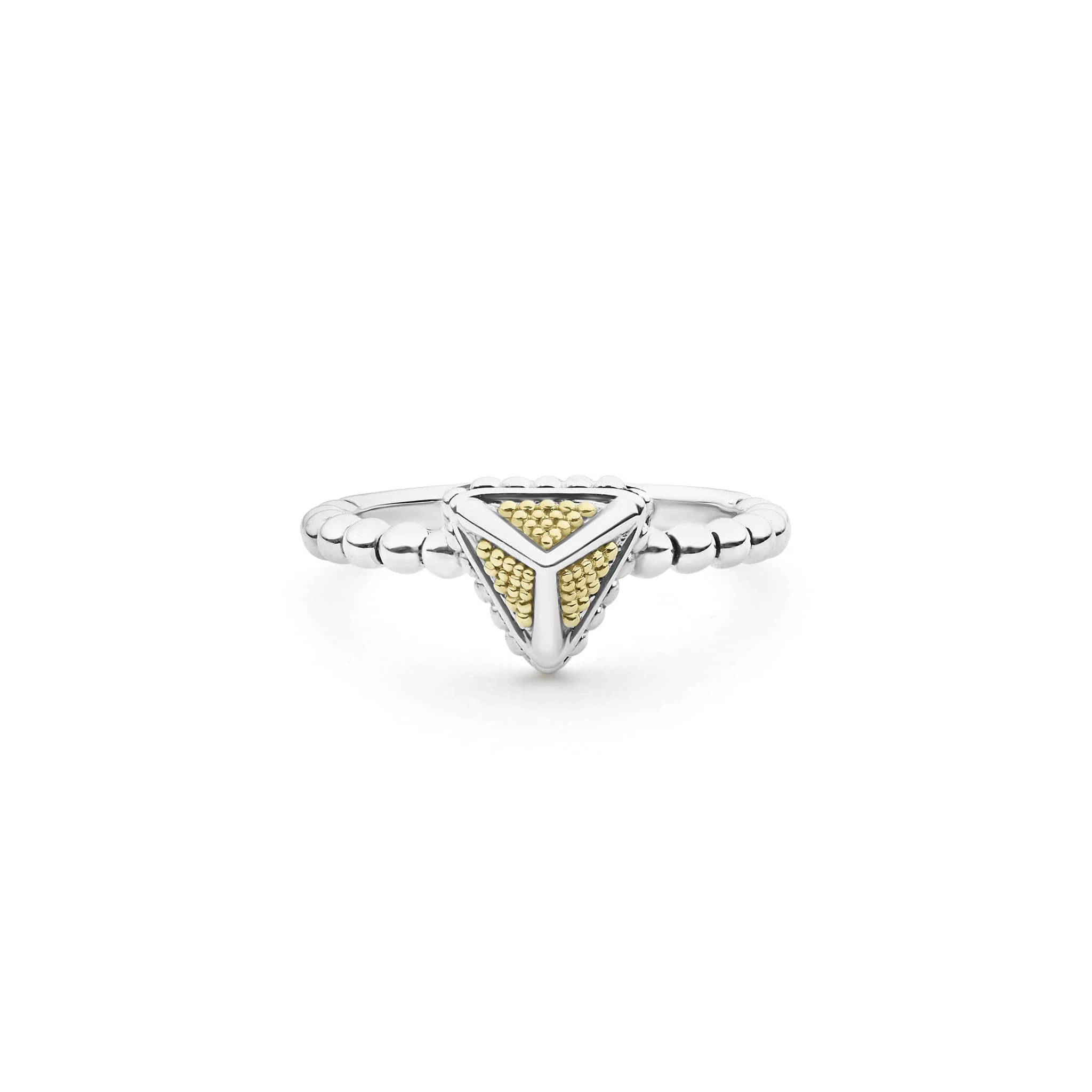 KSL Small Pyramid Caviar Ring - Image 3