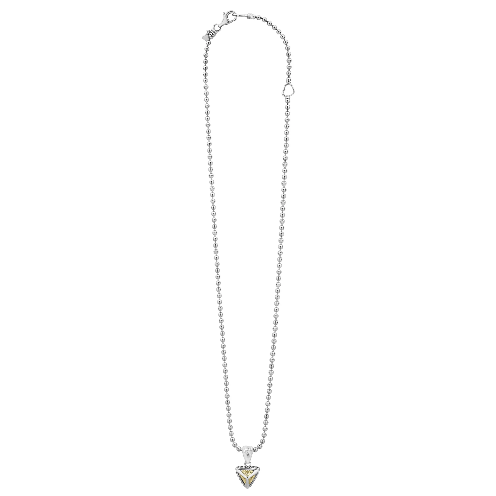 KSL Caviar Pyramid Pendant Necklace - Image 3