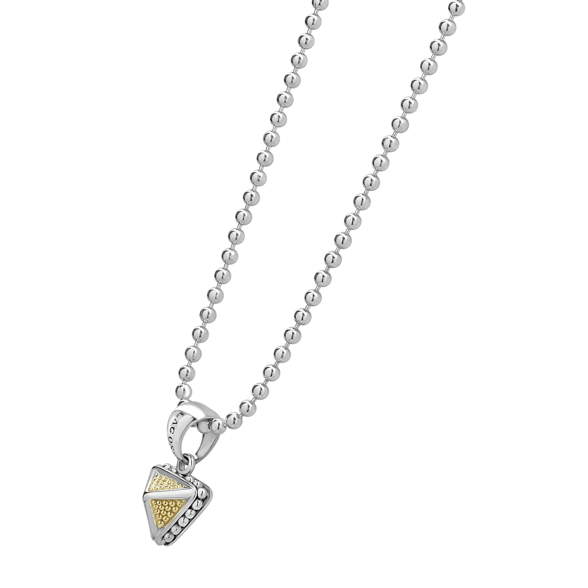 KSL Caviar Pyramid Pendant Necklace - Image 4
