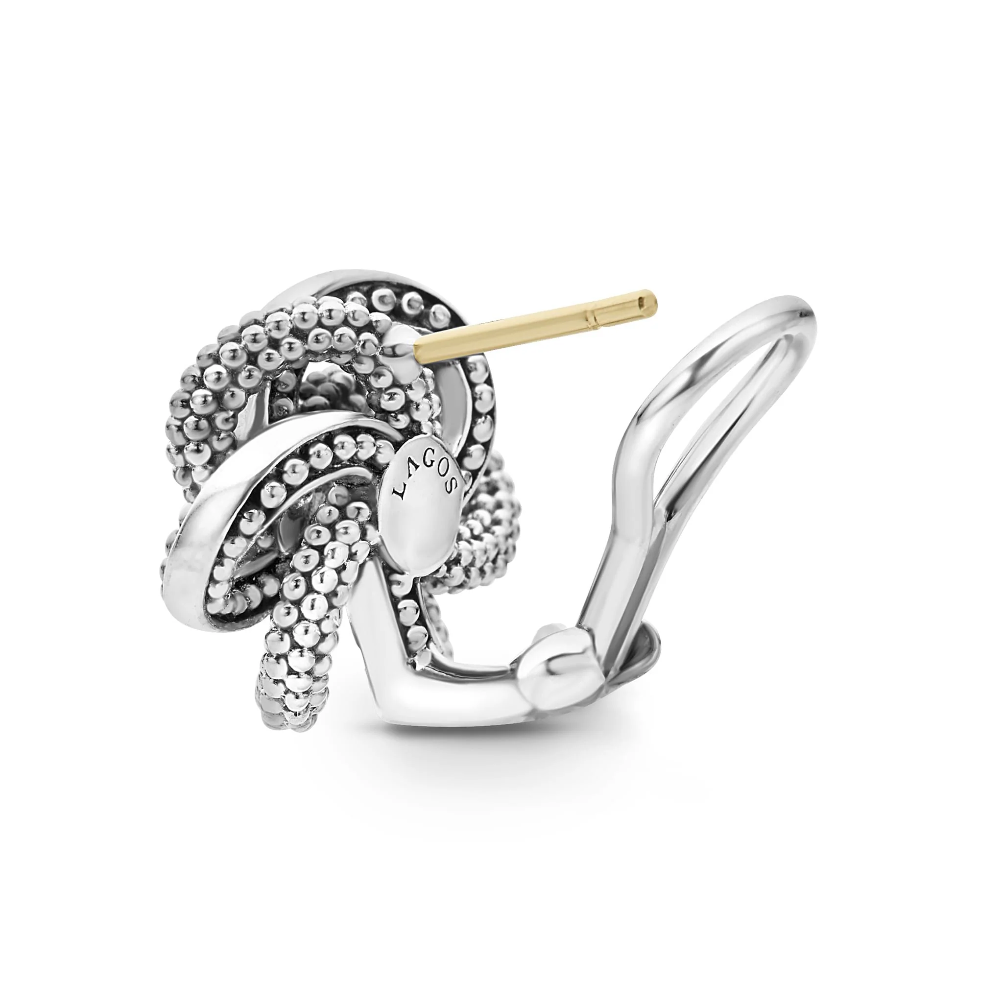 Love Knot Two-Tone Love Knot Earrings - Image 4