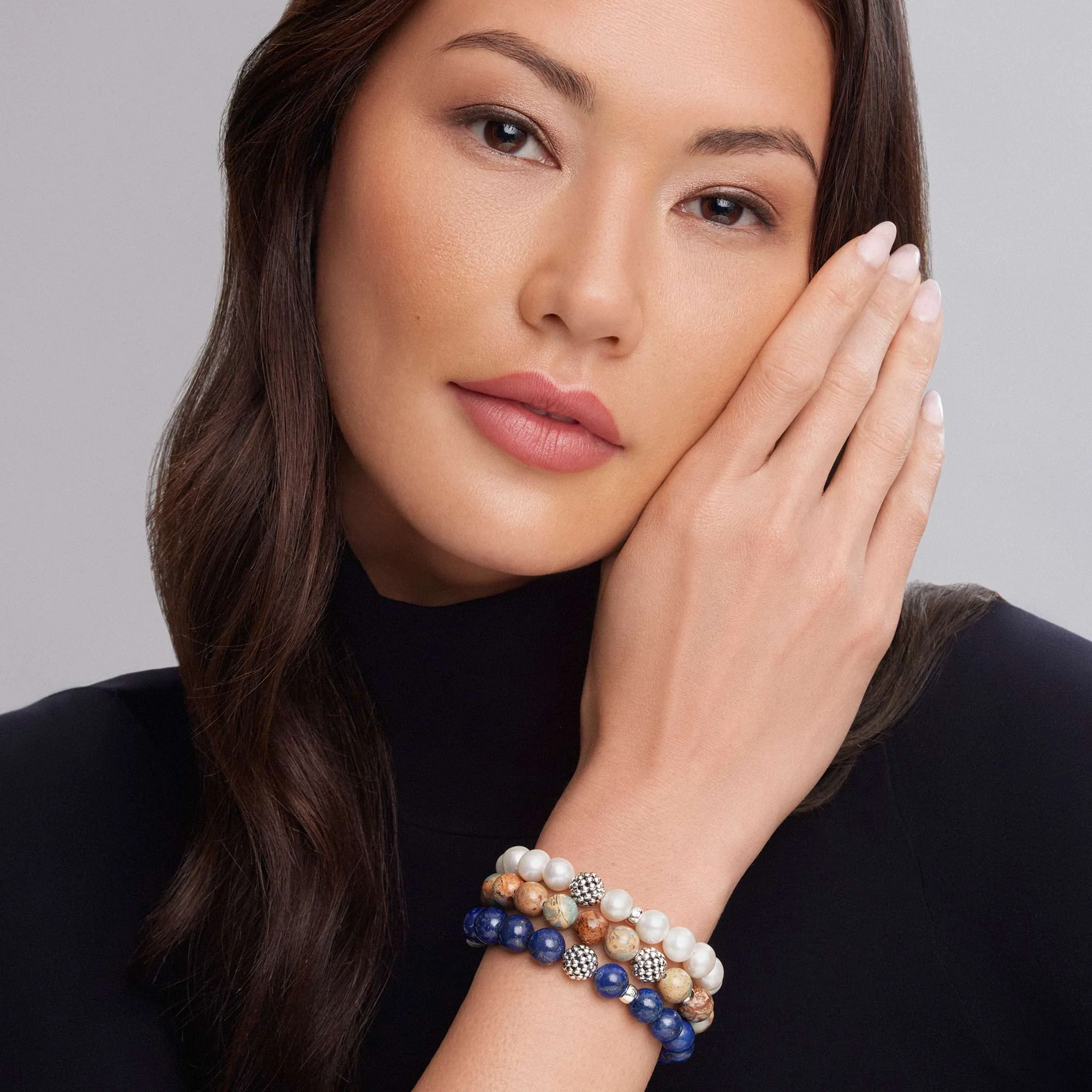 Maya Gemstone Stretch Bracelet Gift Set - Image 2