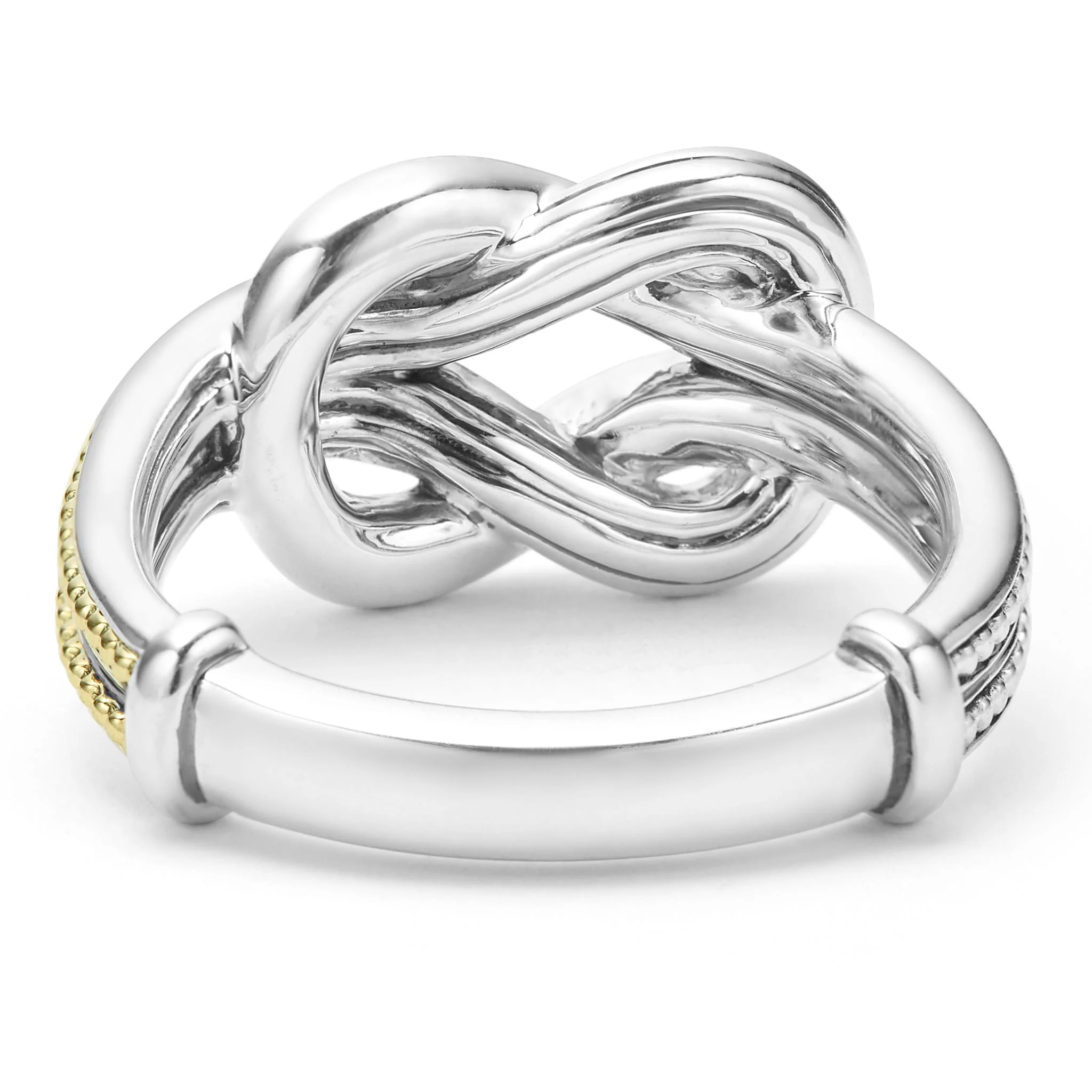 Newport Two-Tone Knot Diamond Ring - Image 5
