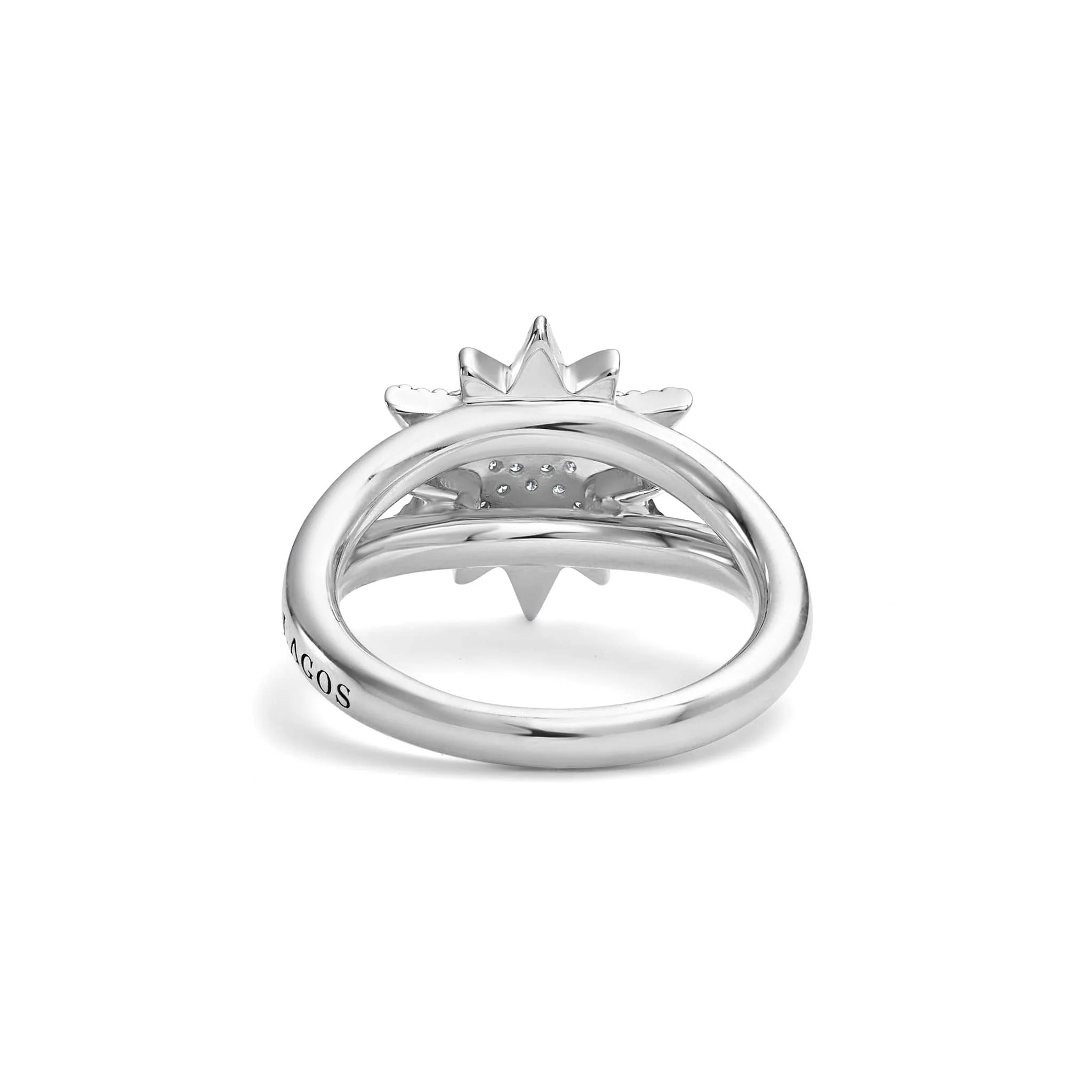 North Star Two-Tone Star Diamond Ring - Image 5