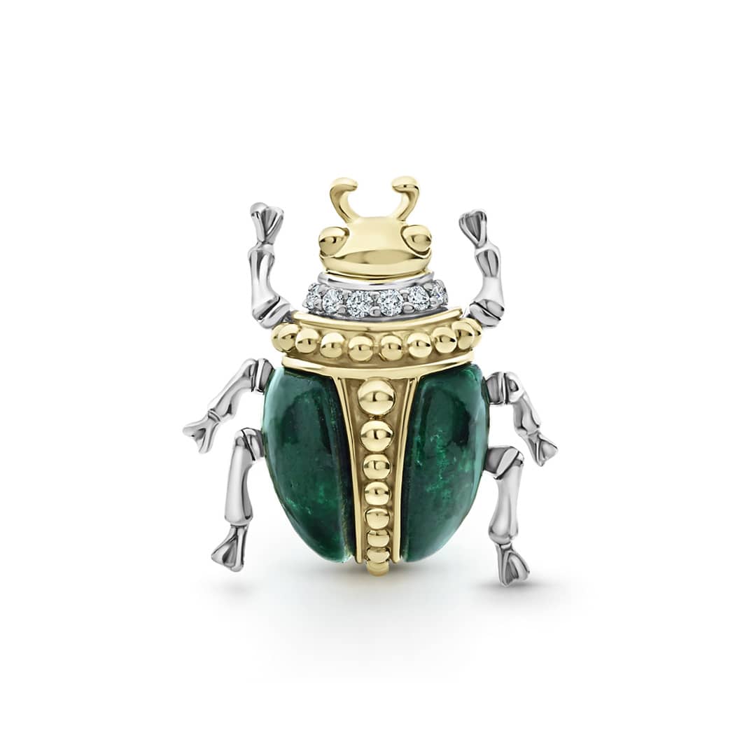 Rare Wonders Jade Diamond Beetle Pin - Image 3