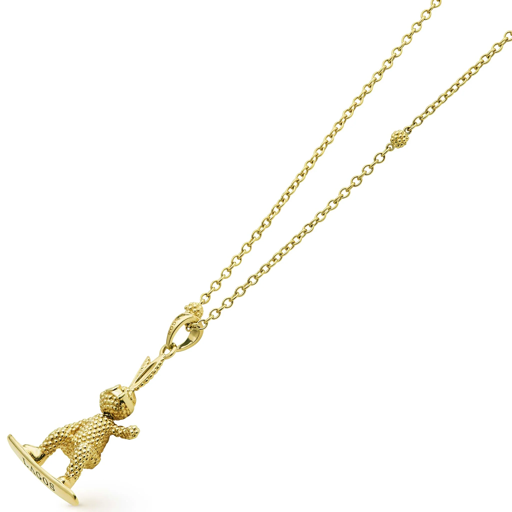 Rare Wonders 18K Gold Snowboard Karat Pendant Necklace - Image 5