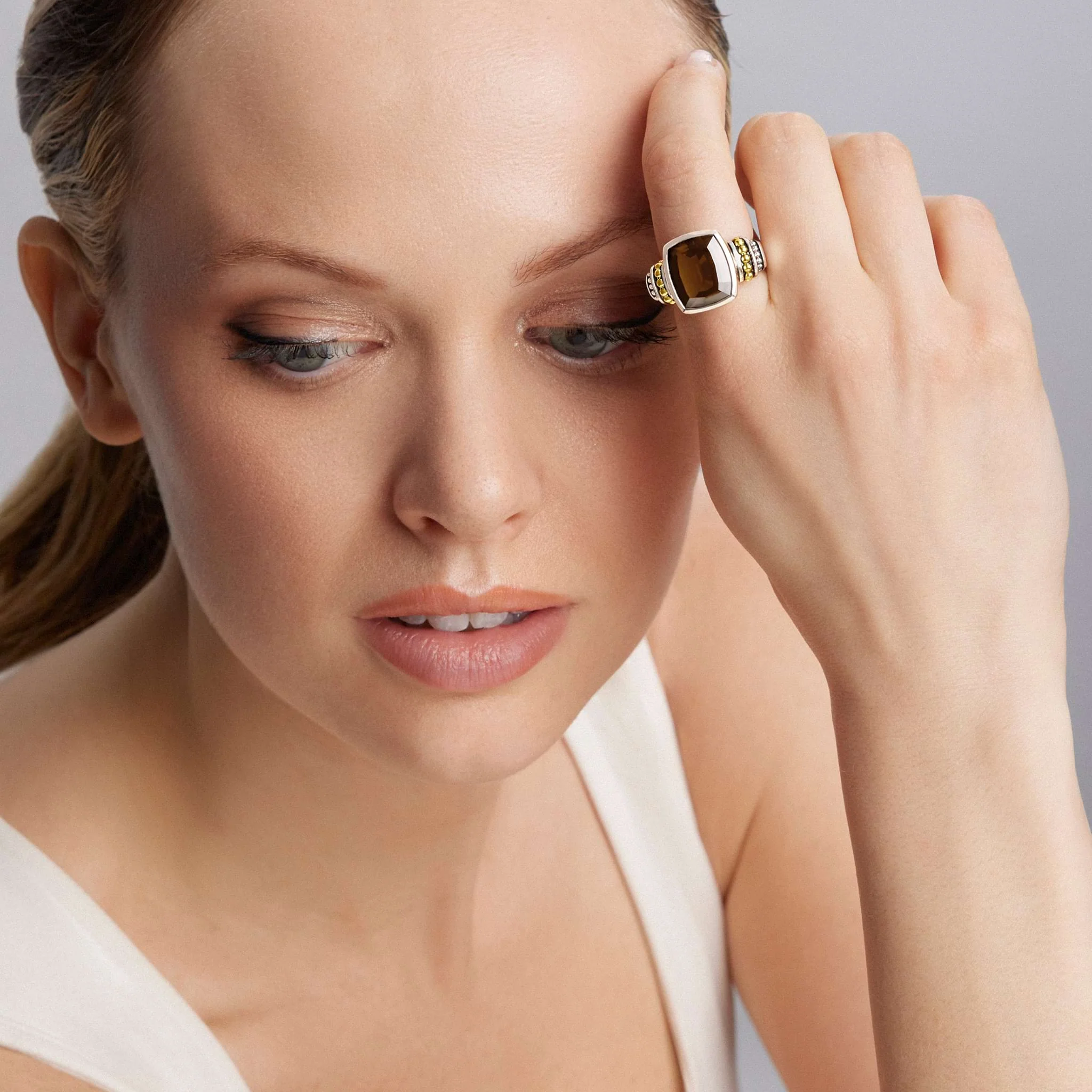 Rittenhouse Small Smokey Quartz Statement Ring - Image 2