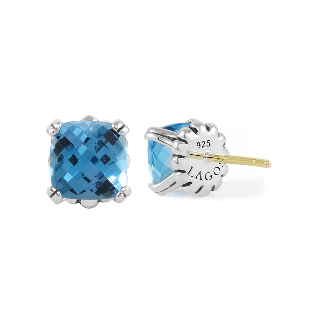 Rittenhouse Swiss Blue Topaz Stud Earrings - Image 4