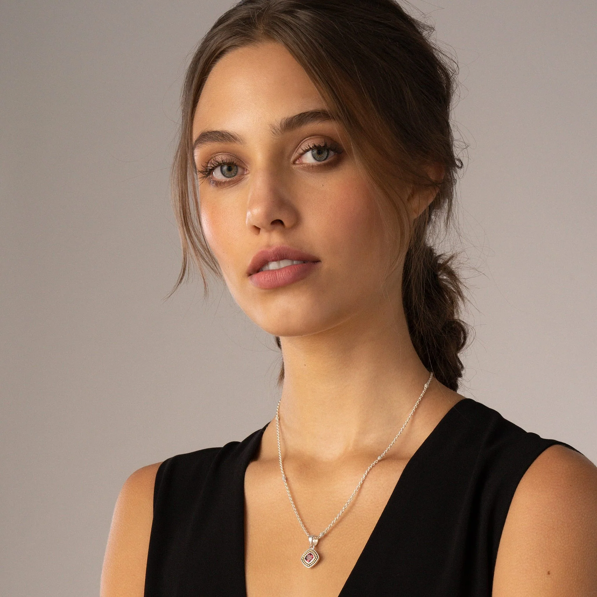 Rittenhouse Swiss Blue Topaz Pendant Necklace - Image 2