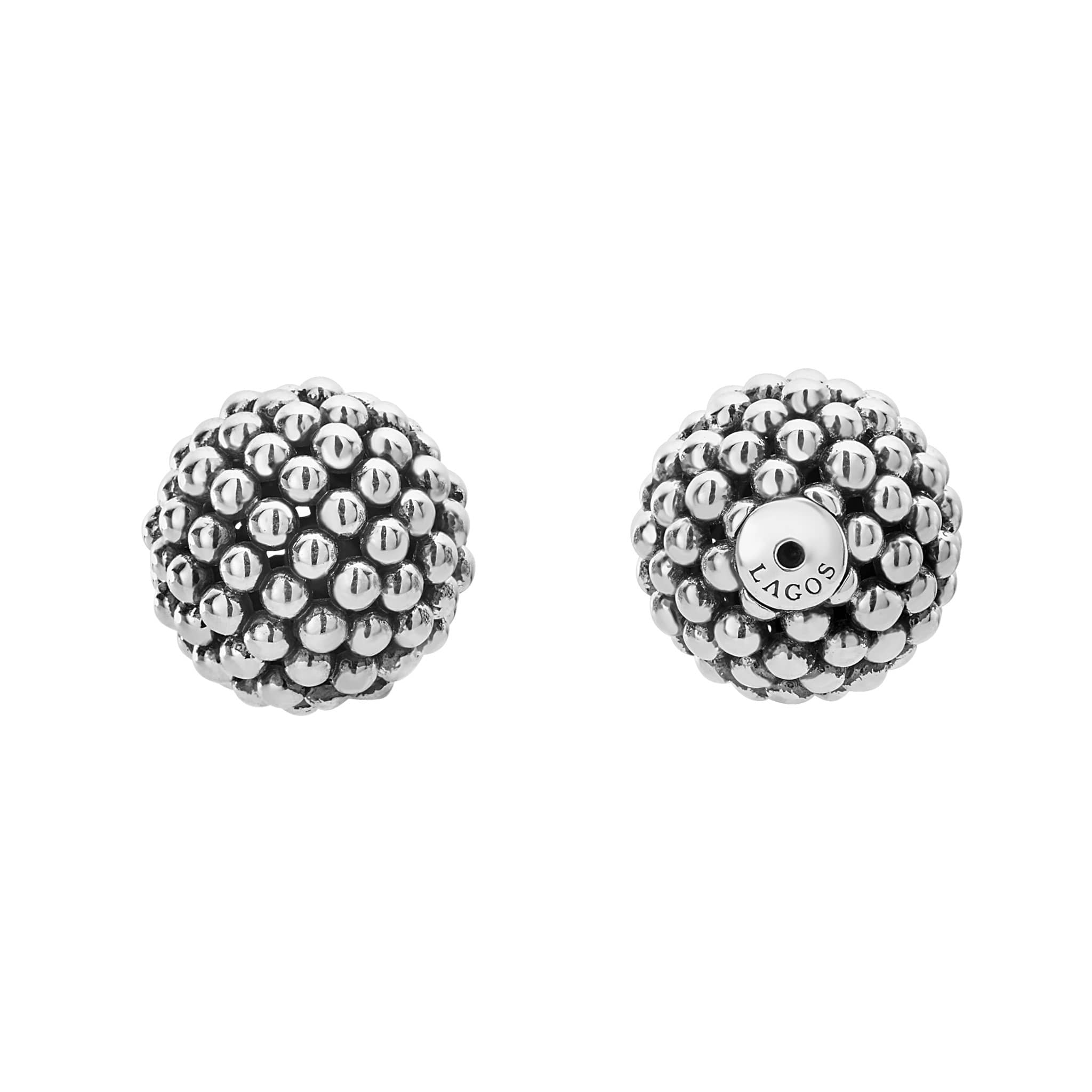 Signature Caviar Large Beaded Earring Backs