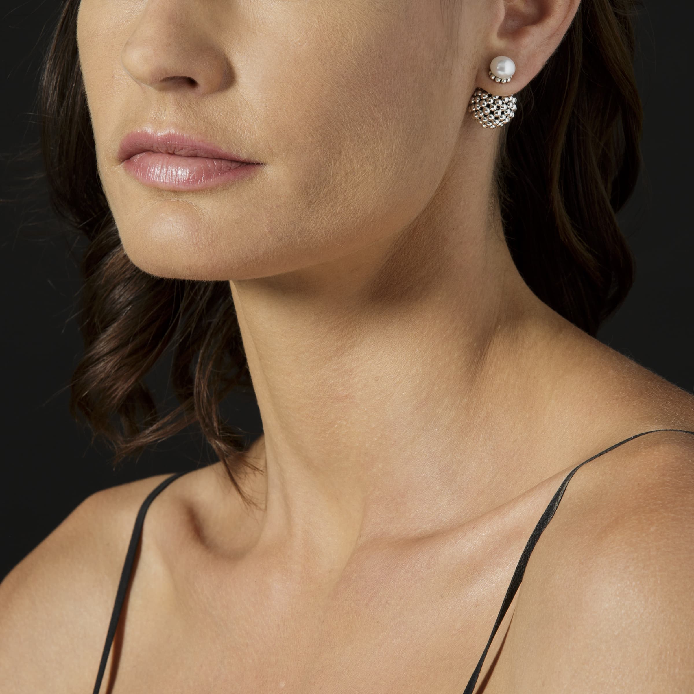 Signature Caviar Large Beaded Earring Backs - Image 2
