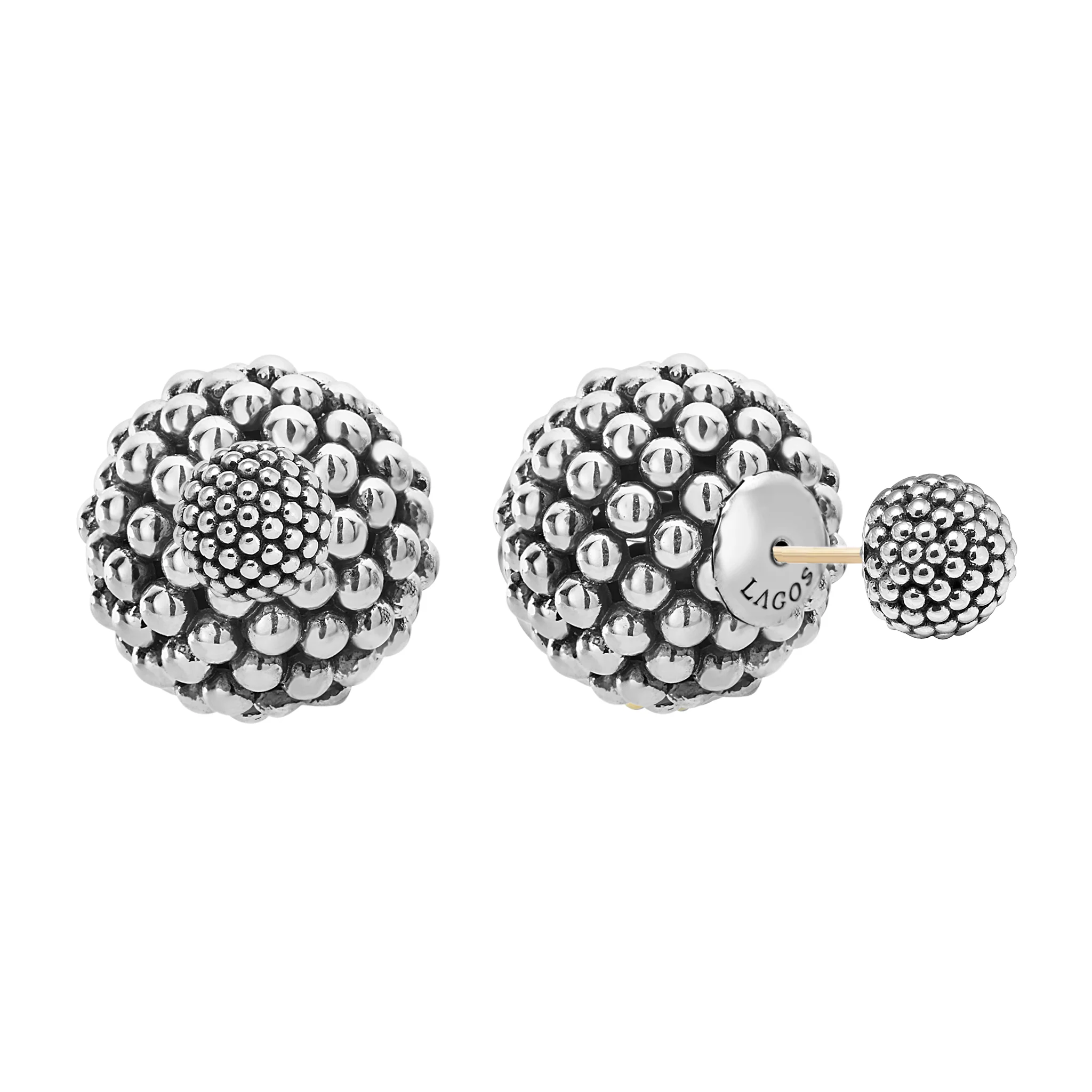 Signature Caviar Large Beaded Earring Backs - Image 4