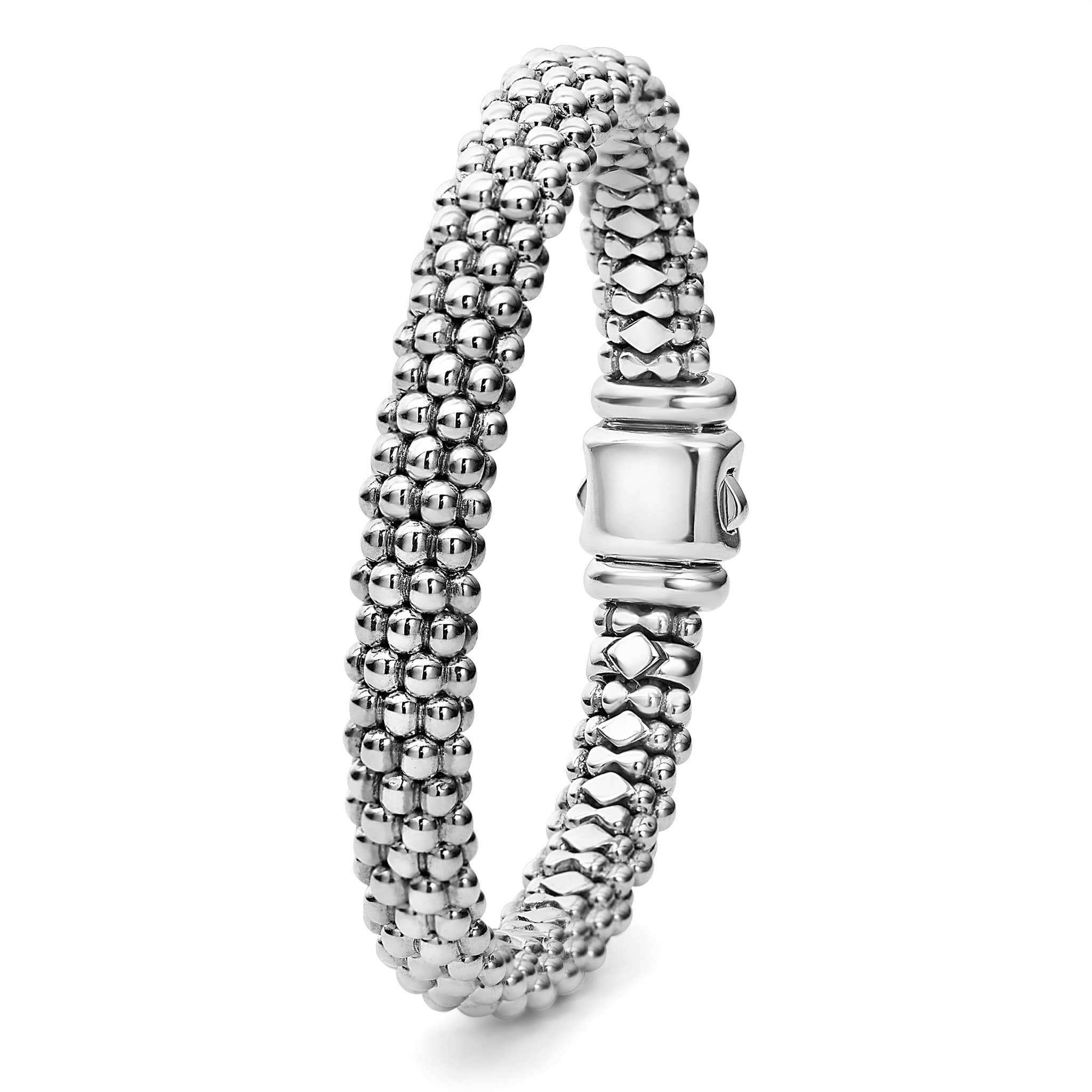 Signature Caviar Sterling Silver Caviar Beaded Bracelet | 9mm - Image 3