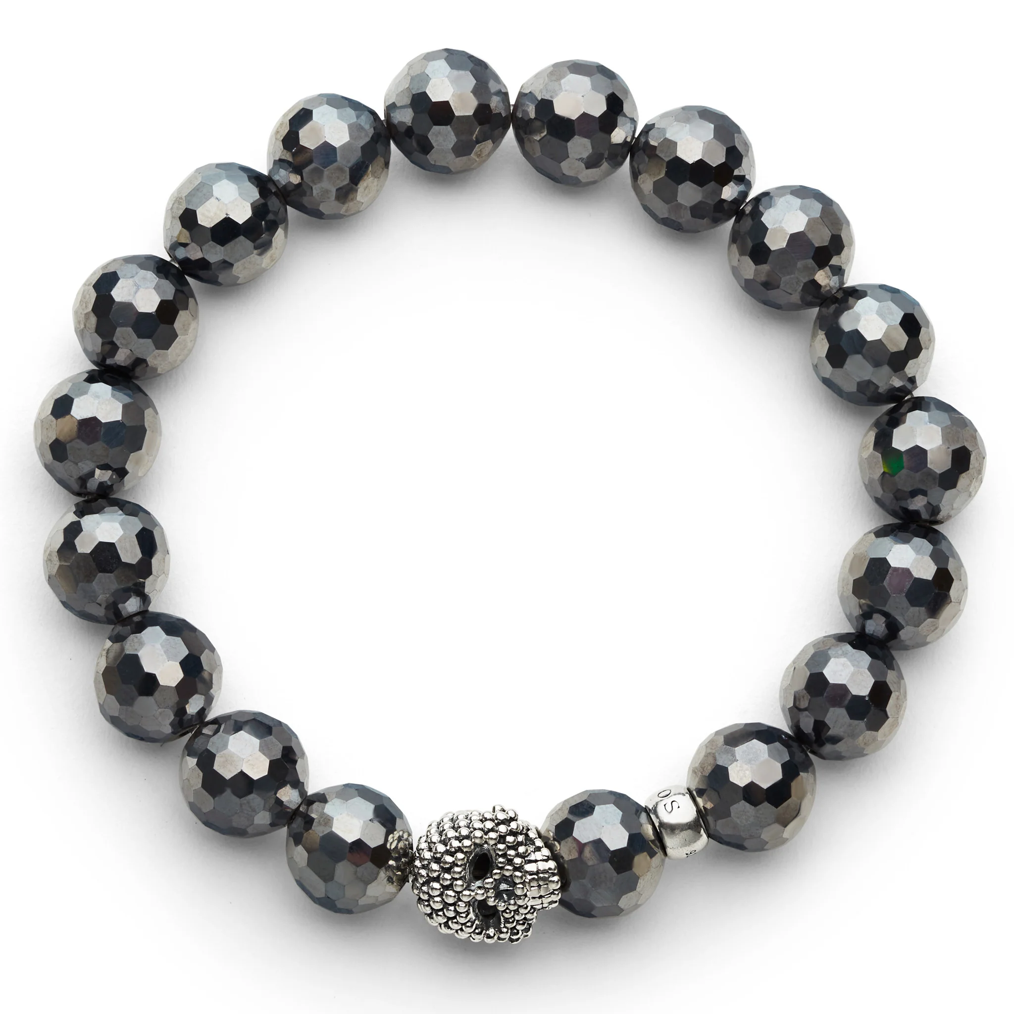 Signature Caviar  Terahertz Skull Bead Bracelet - Image 3
