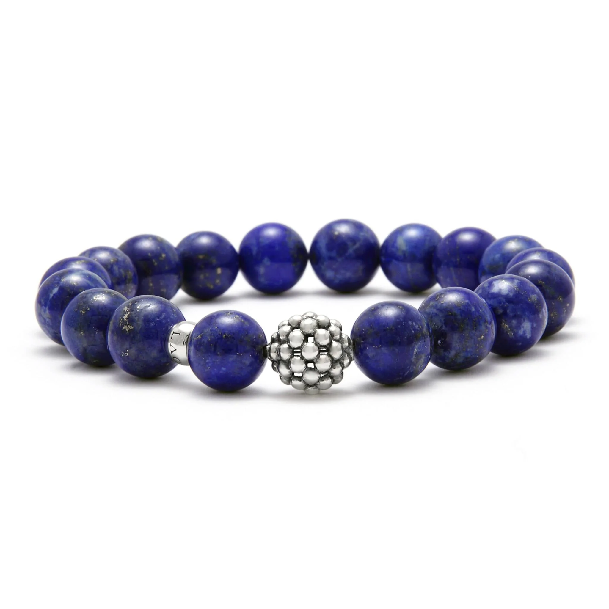Signature Caviar Lapis Gemstone and Bangle Bracelet Gift Set - Image 3