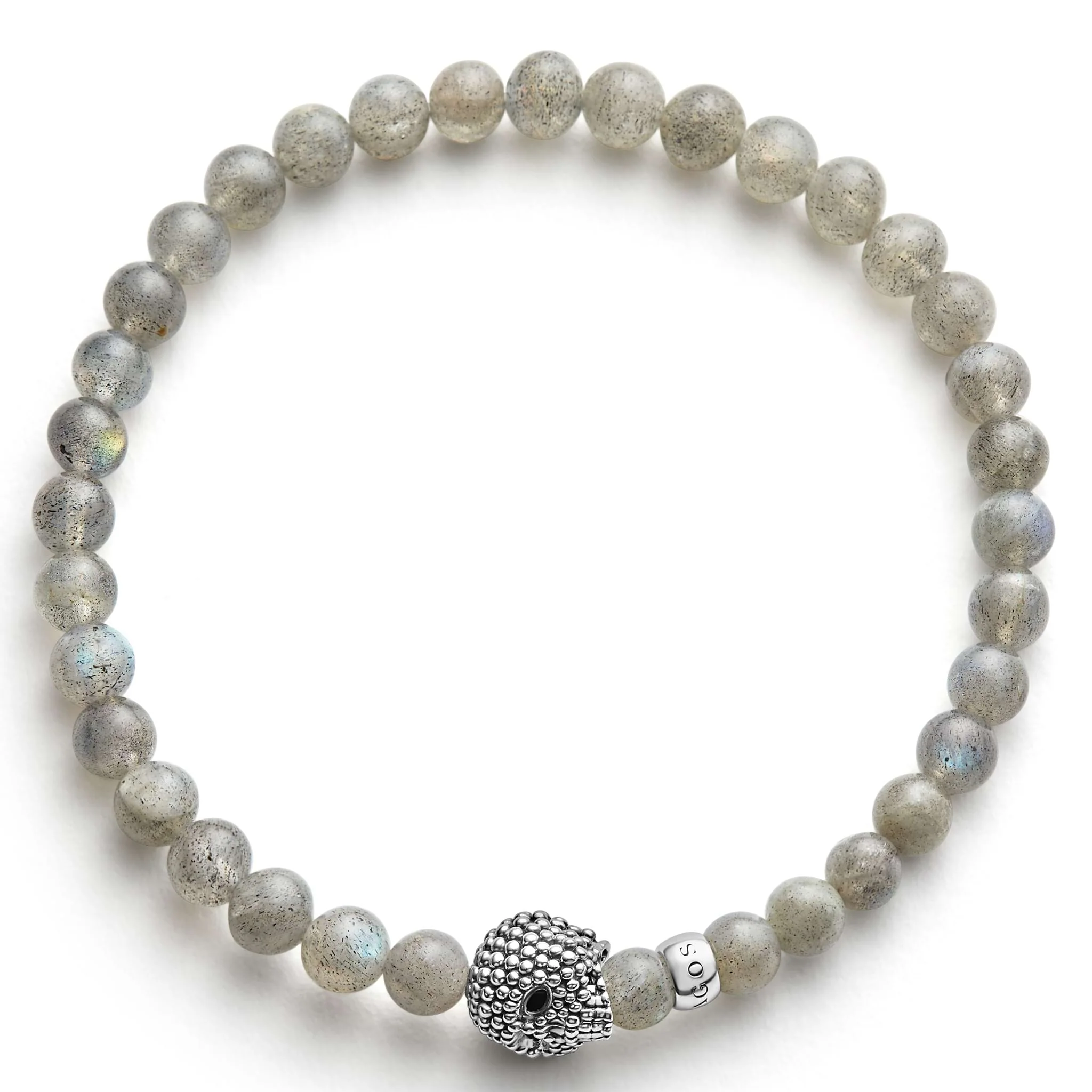 Anthem Labradorite Skull Bead Bracelet - Image 3