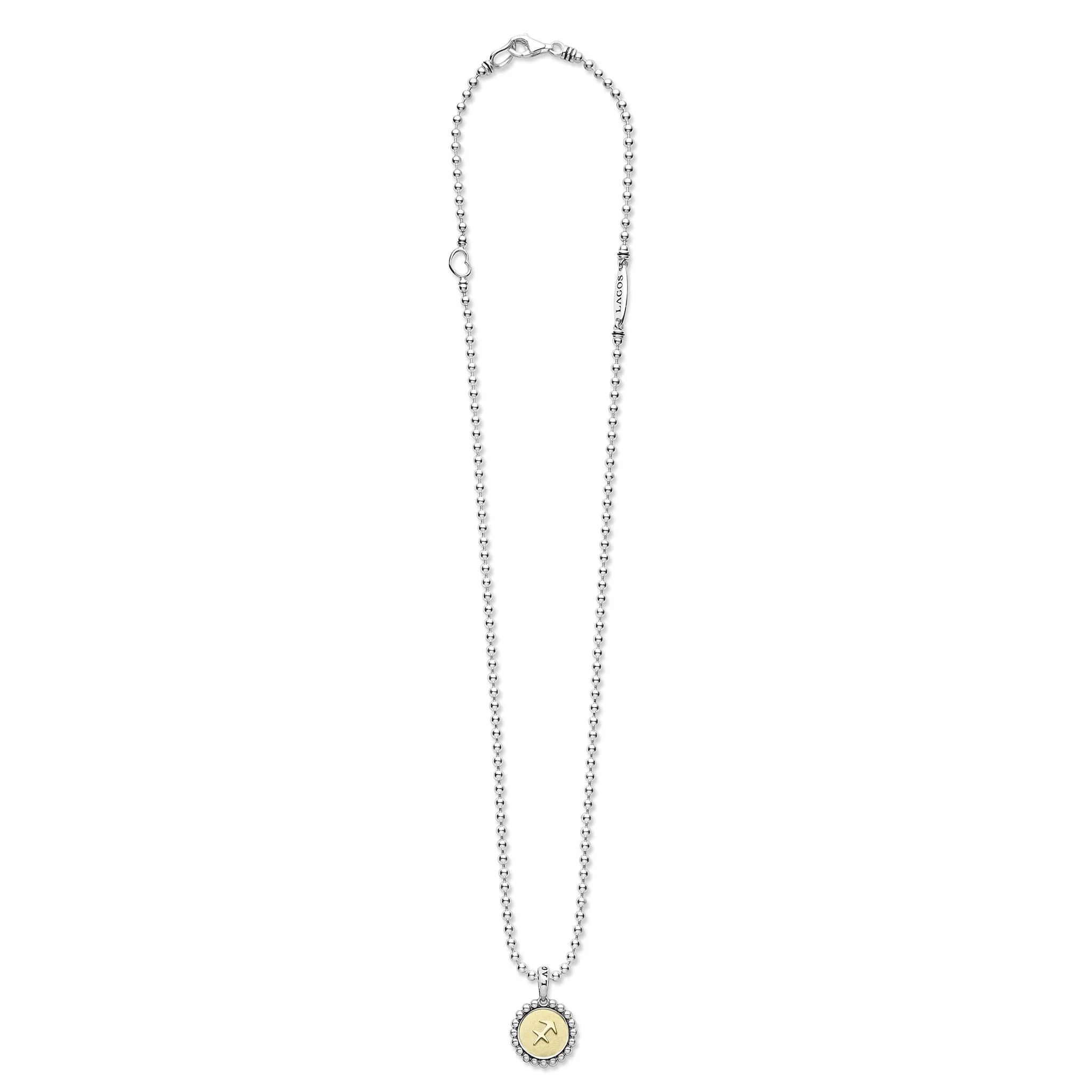 Signature Caviar Sagittarius Zodiac Charm Necklace - Image 3