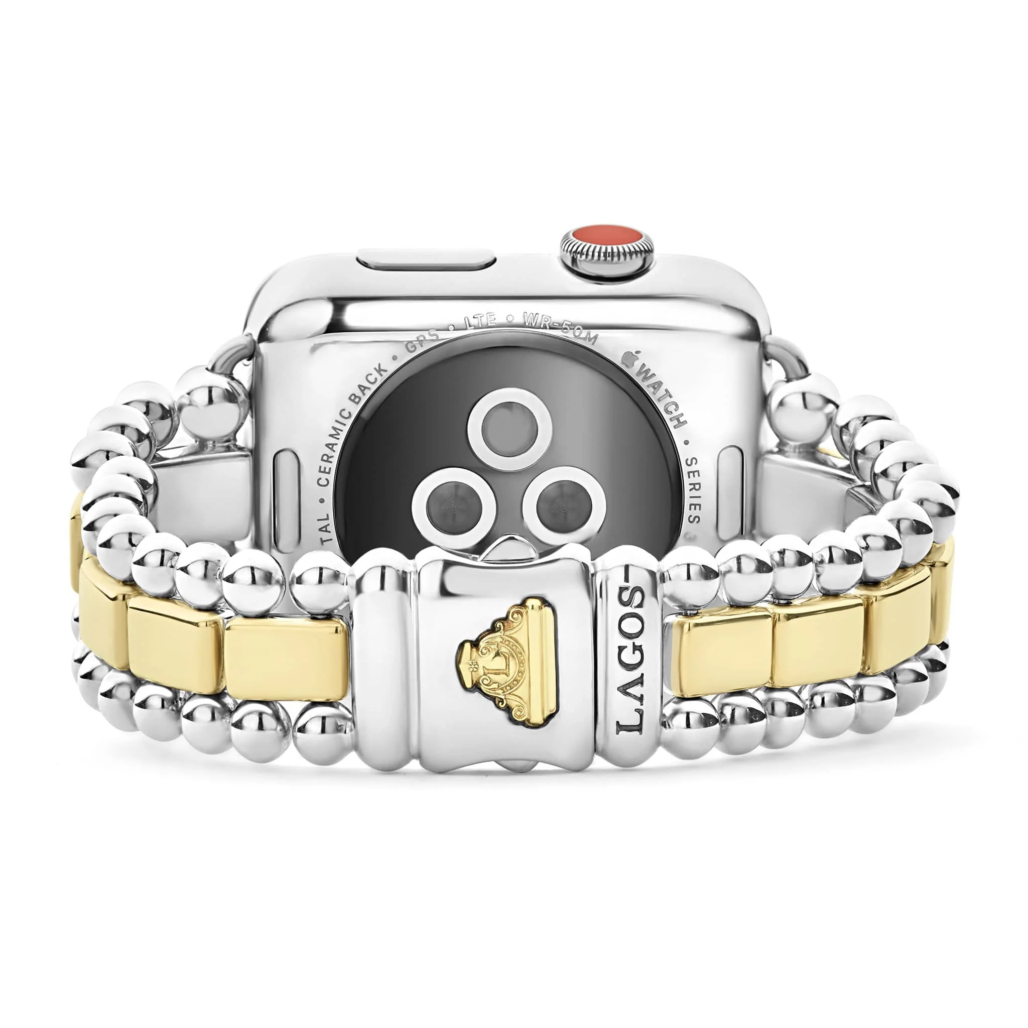 Smart Caviar 18K Gold and Sterling Silver Watch Bracelet-38-45mm - Image 3