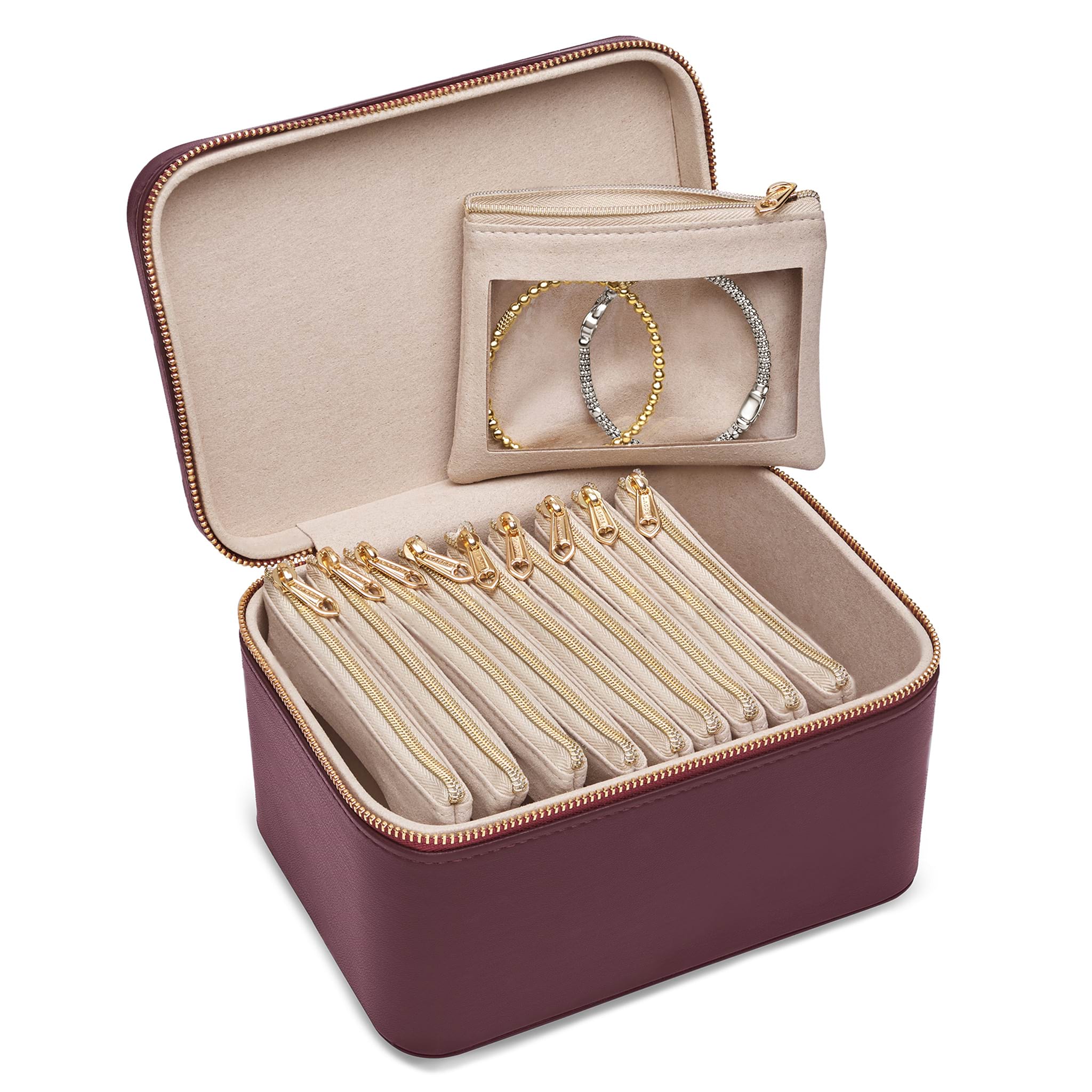 Zip Pouch Travel Jewelry Case - Image 3
